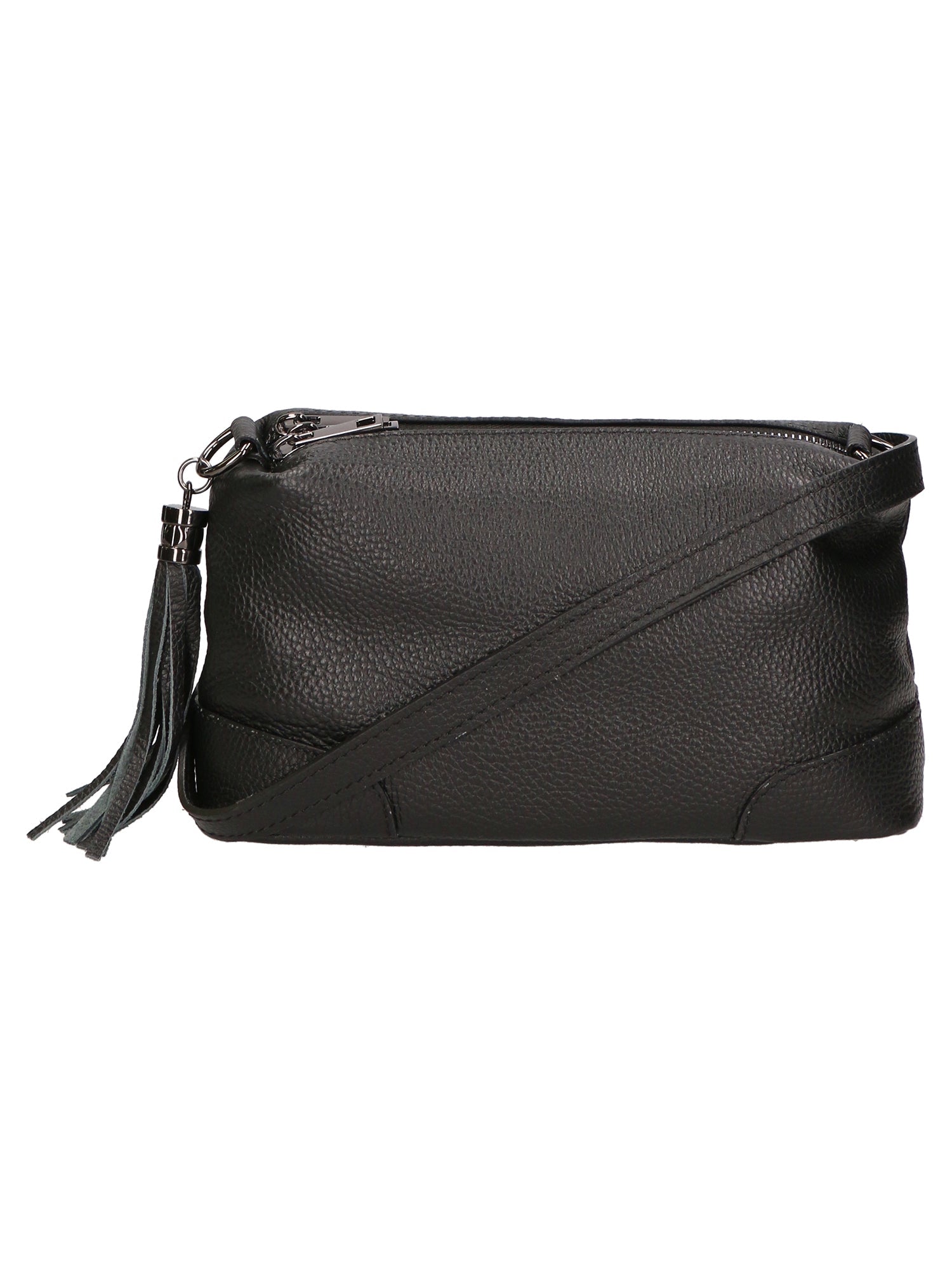 Lidia Borsa a mano da donna Vera pelle 06513-NERO Chiara Ferretti