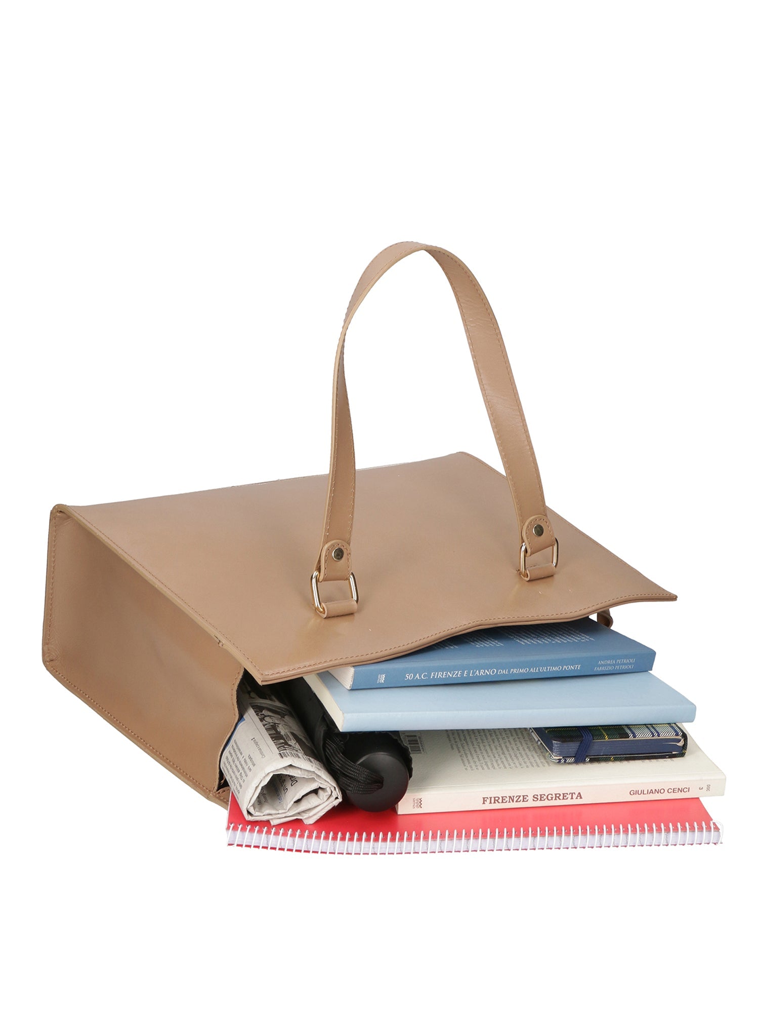 Frida Borsa a mano da donna Vera pelle 9134-TAUPE Chiara Ferretti