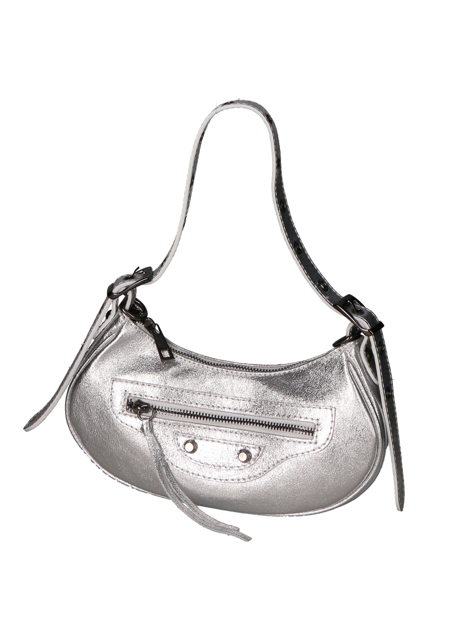 Gloria Borsa a mano da donna Vera pelle 05708L-L001 ARGENTO Chiara Ferretti