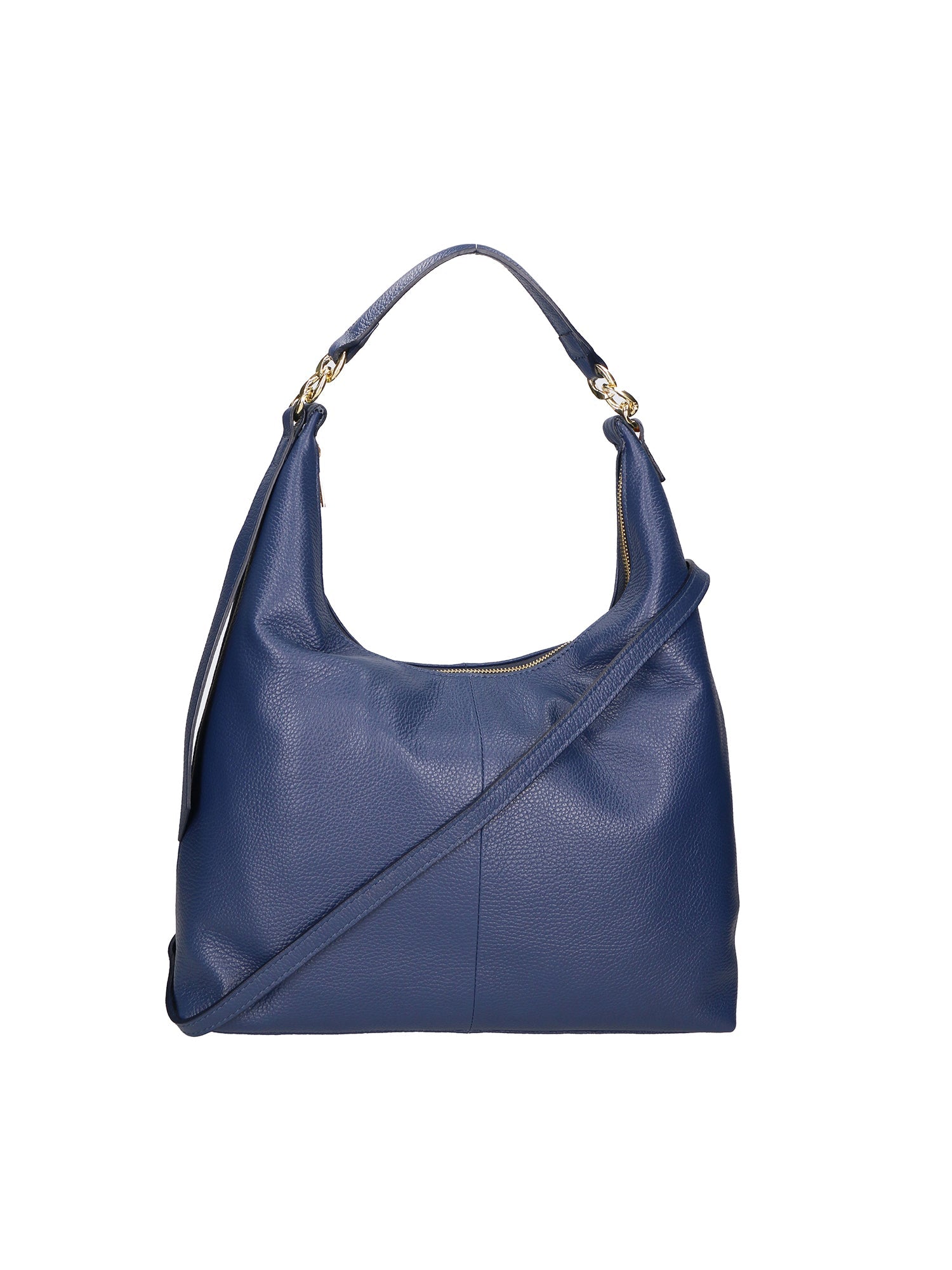 Ursula Borsa a spalla da donna Vera pelle 06673-D24 BLU Chiara Ferretti