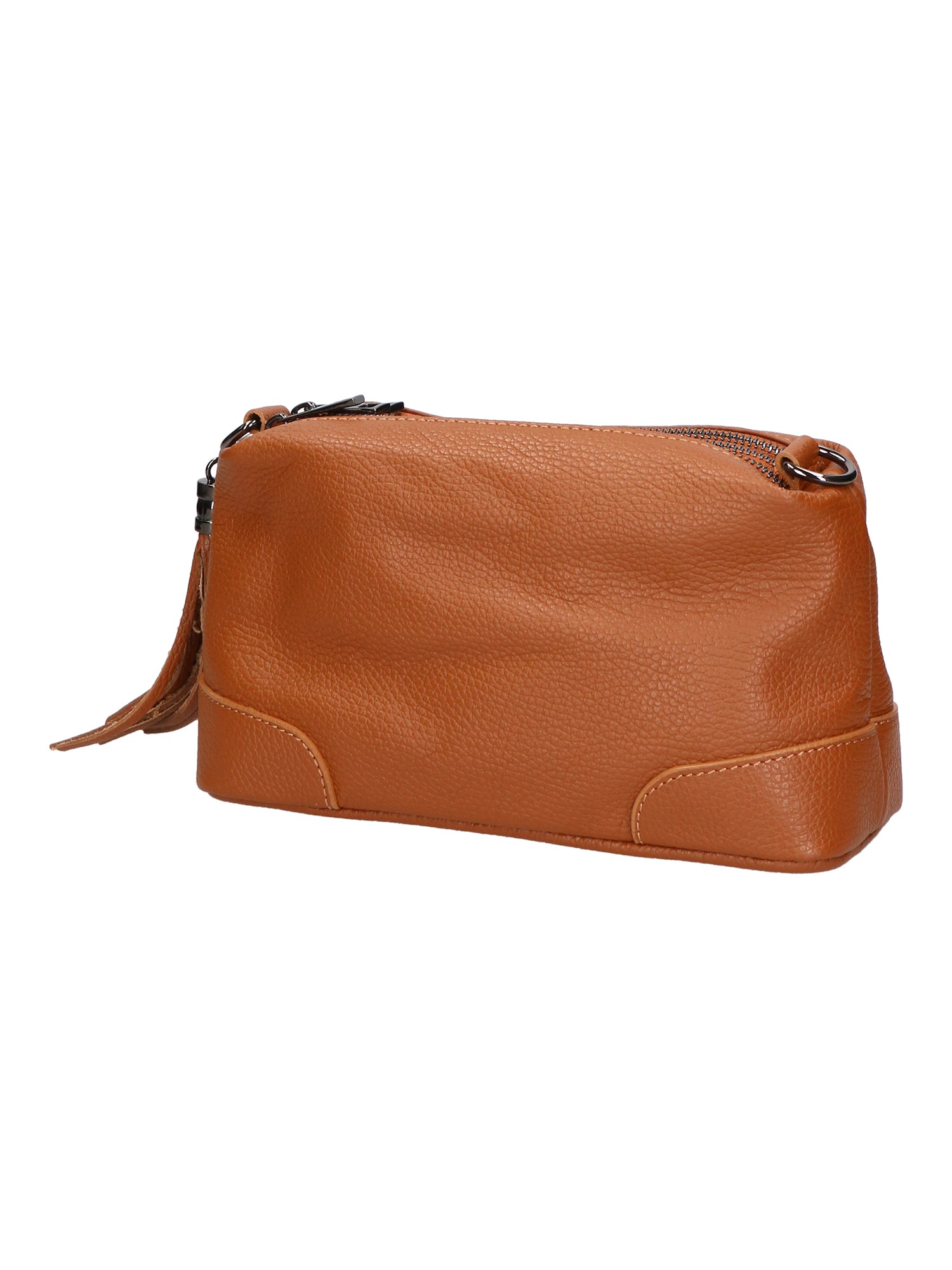 Lidia Borsa a mano da donna Vera pelle 06513-CUOIO SCURO Chiara Ferretti
