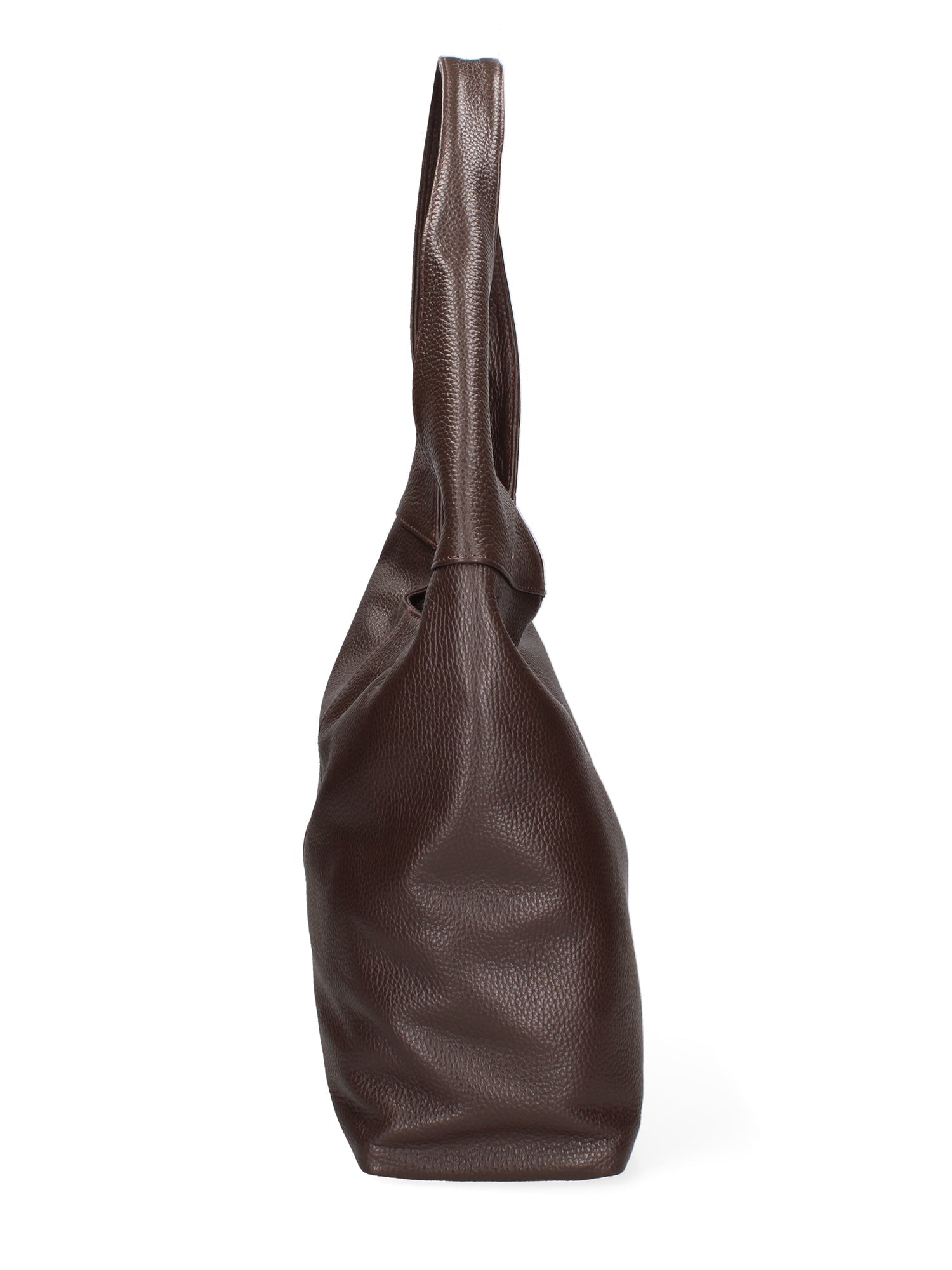 Borsa a spalla da donna In Vera pelle Made in Italy 39x55x13 cm