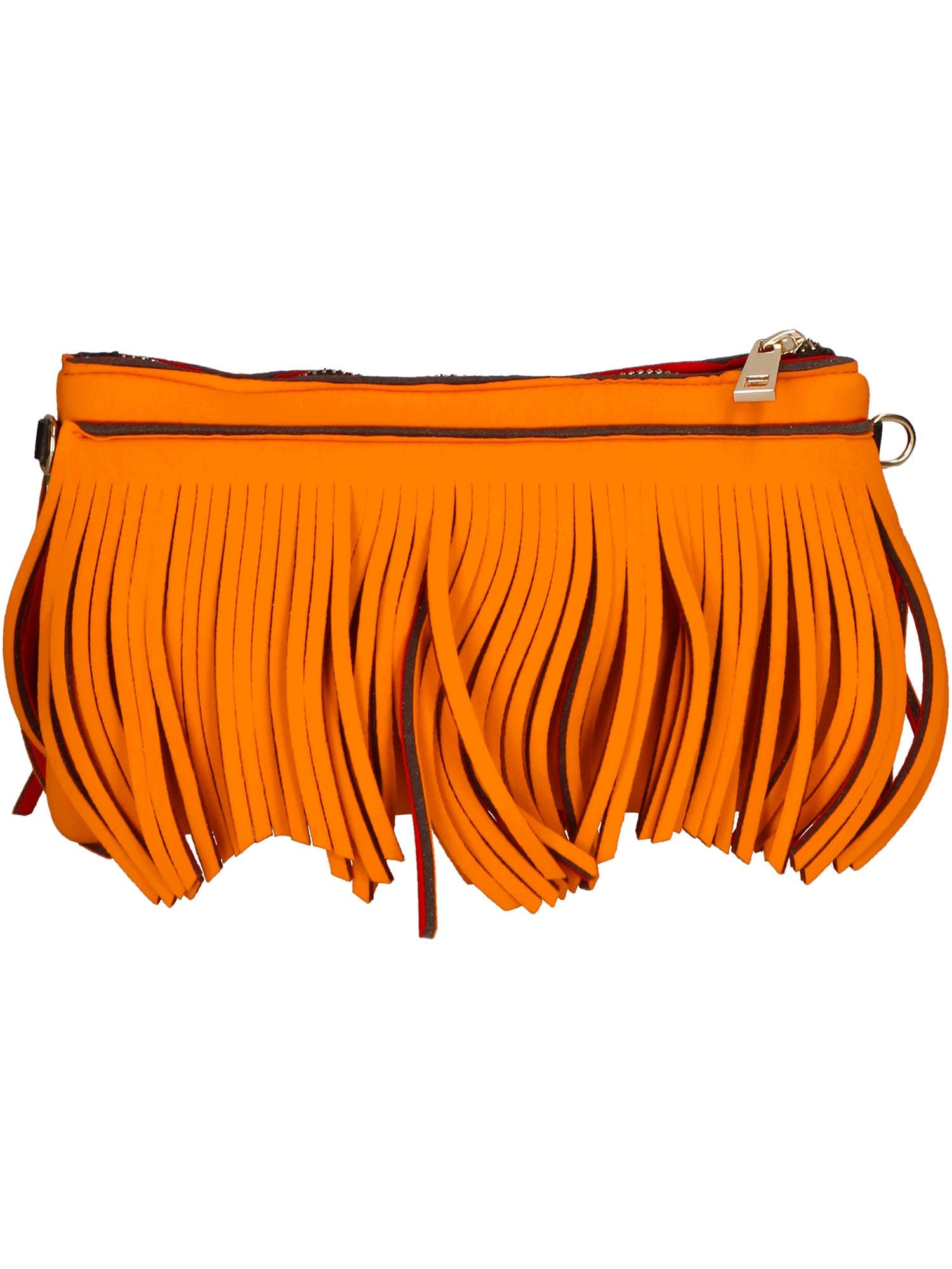 Oxsana Borsa a spalla da donna Neoprene 1311-ARANCIO ORANGE Chiara Ferretti
