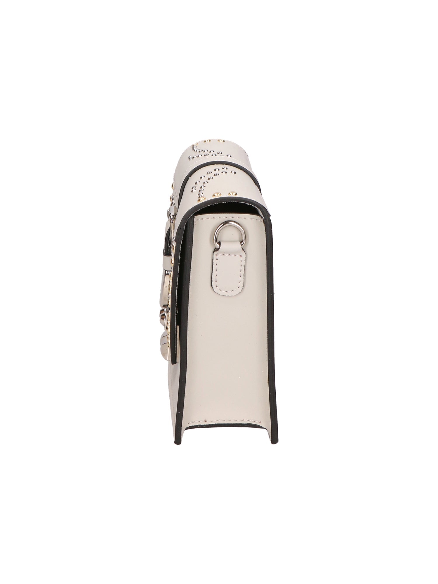 Mafalda Damen-Schultertasche aus echtem Leder, hergestellt in Italien, 17 x 24 x 7 cm