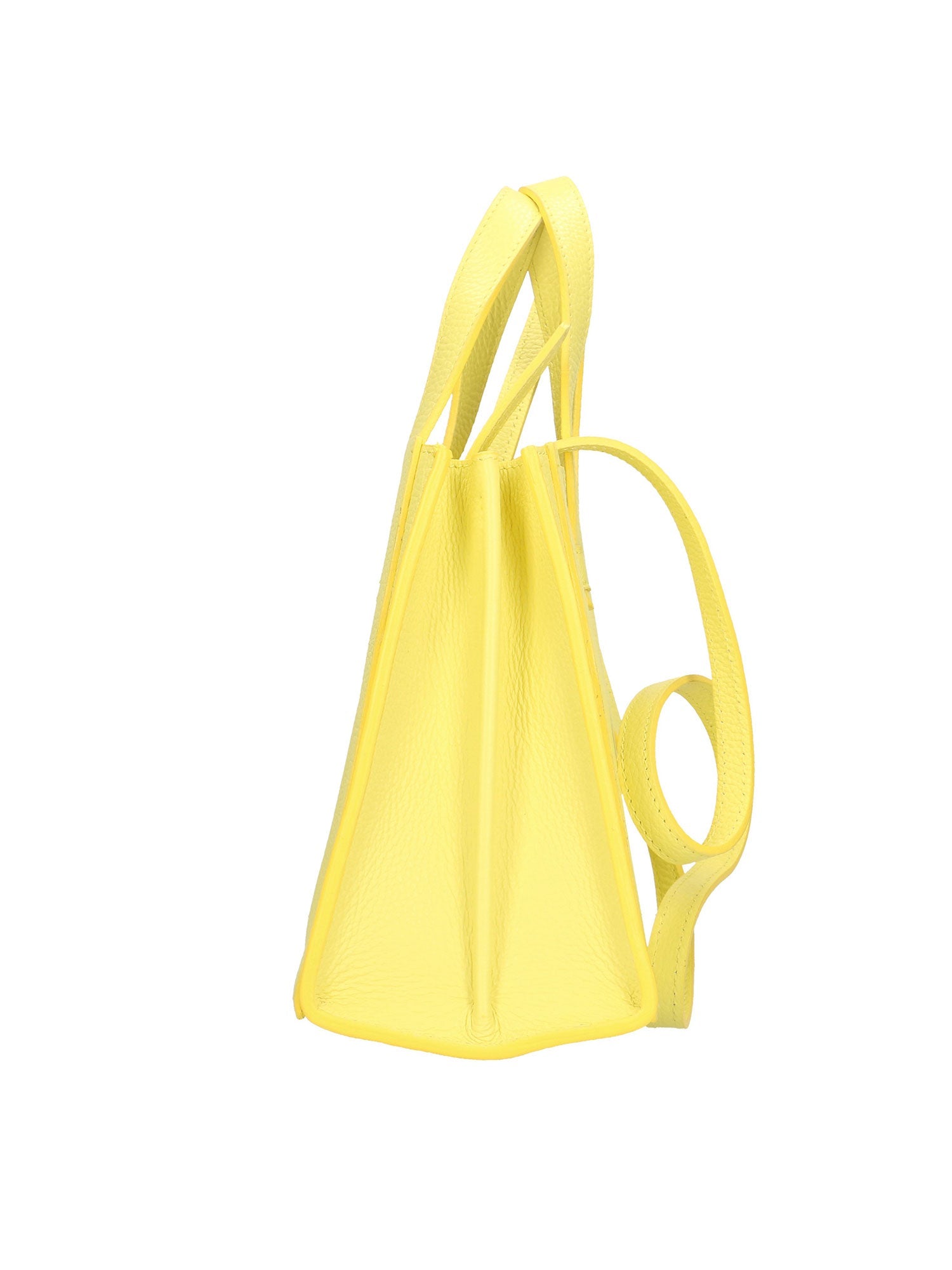 Celestia Nova Borsa a mano da donna Vera pelle 8680-GIALLO Chiara Ferretti