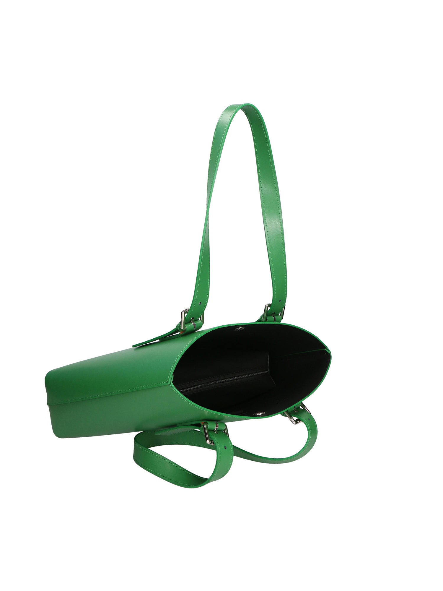 Germana Borsa a spalla da donna 100% pelle 05924-B47 VERDE MELA Chiara Ferretti