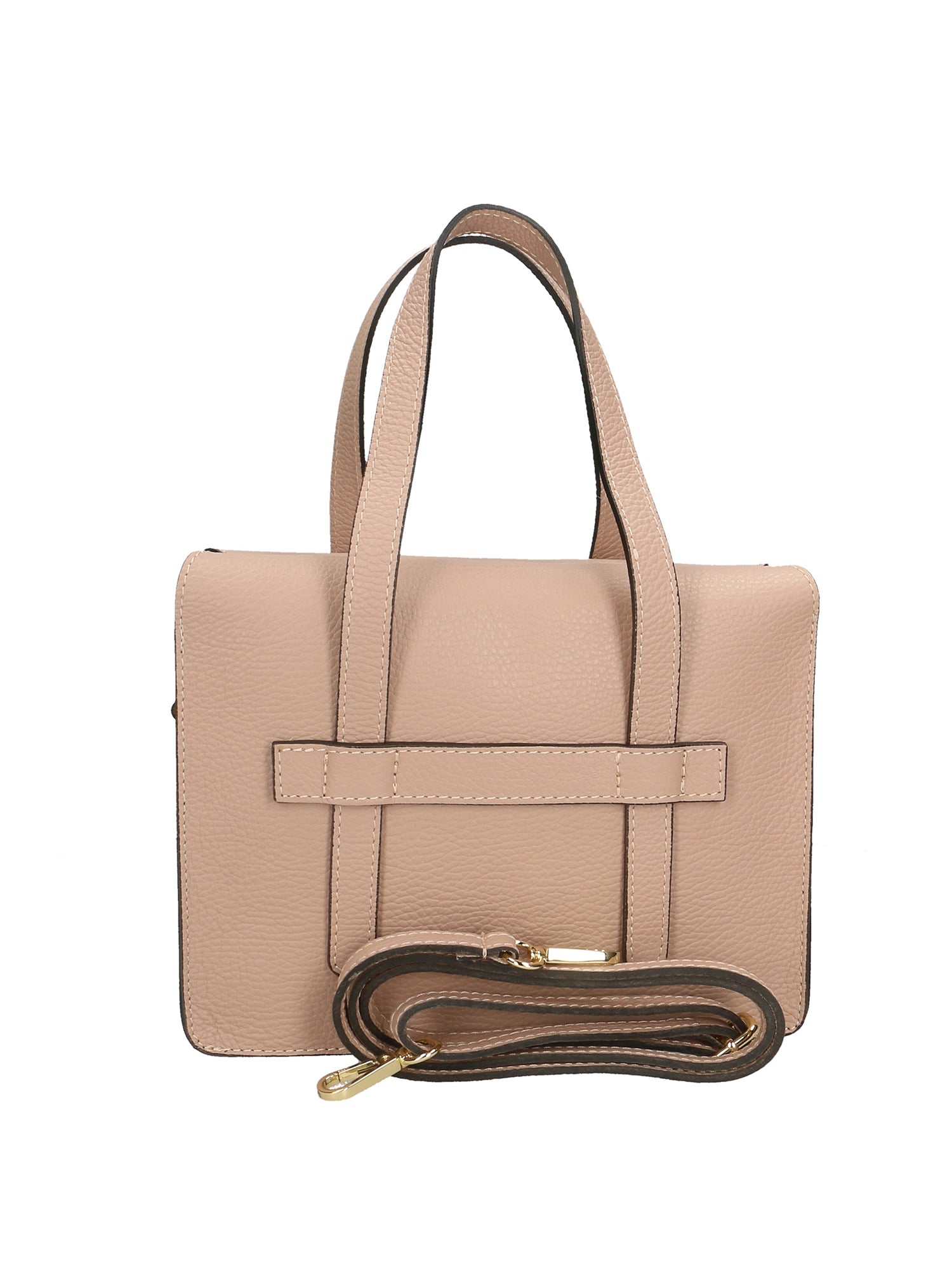 Nara Damenhandtasche aus echtem Leder, hergestellt in Italien, 20 x 25 x 8 cm
