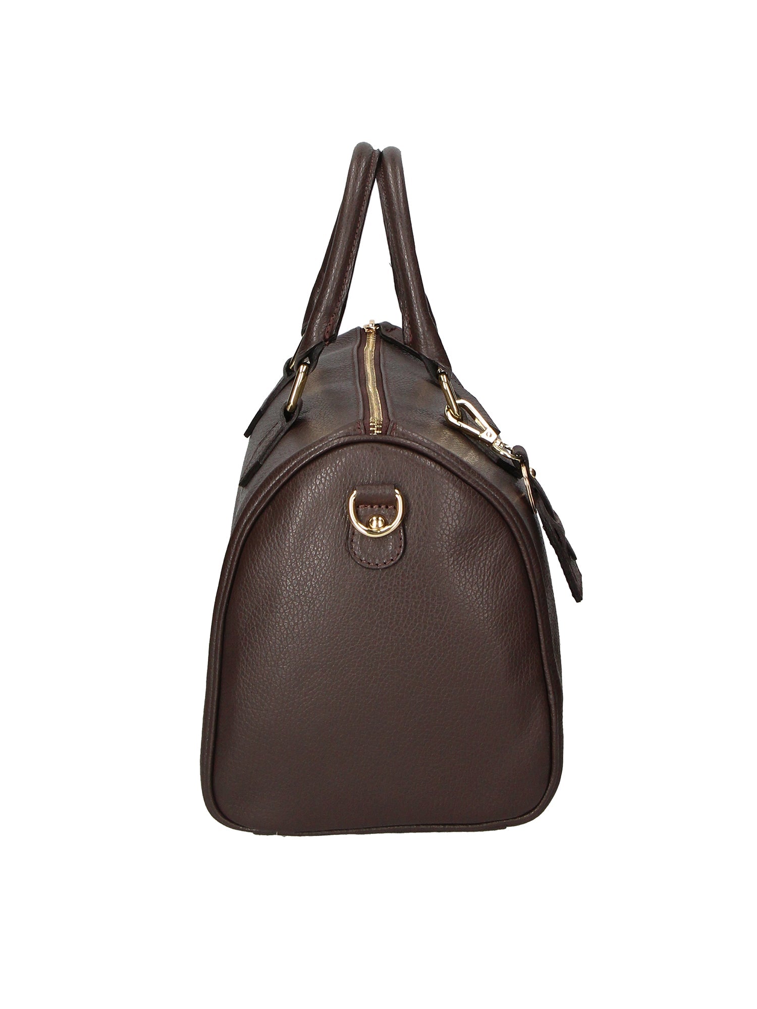 Aralia Borsa a bauletto da donna 100% pelle 5176-D23 T.MORO DARK BROWN Chiara Ferretti