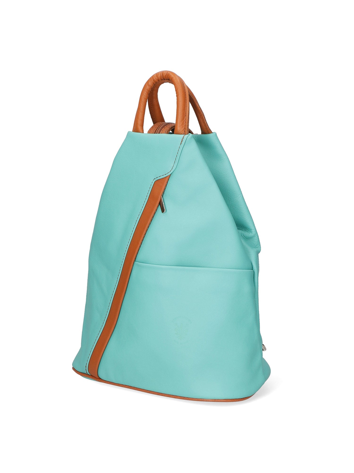 Erika Zaino da donna in vera pelle Casual 80072-TIFFANY-CUOIO Chiara Ferretti