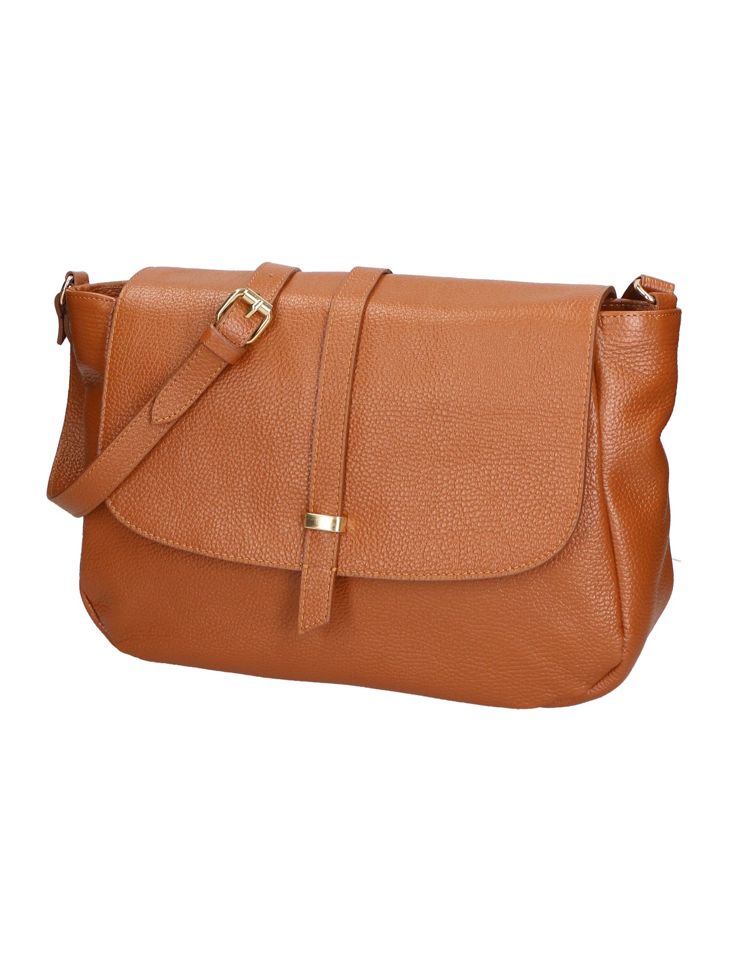 Veronica Borsa a spalla da donna Vera pelle 06519-D17 CUOIO SCURO Chiara Ferretti