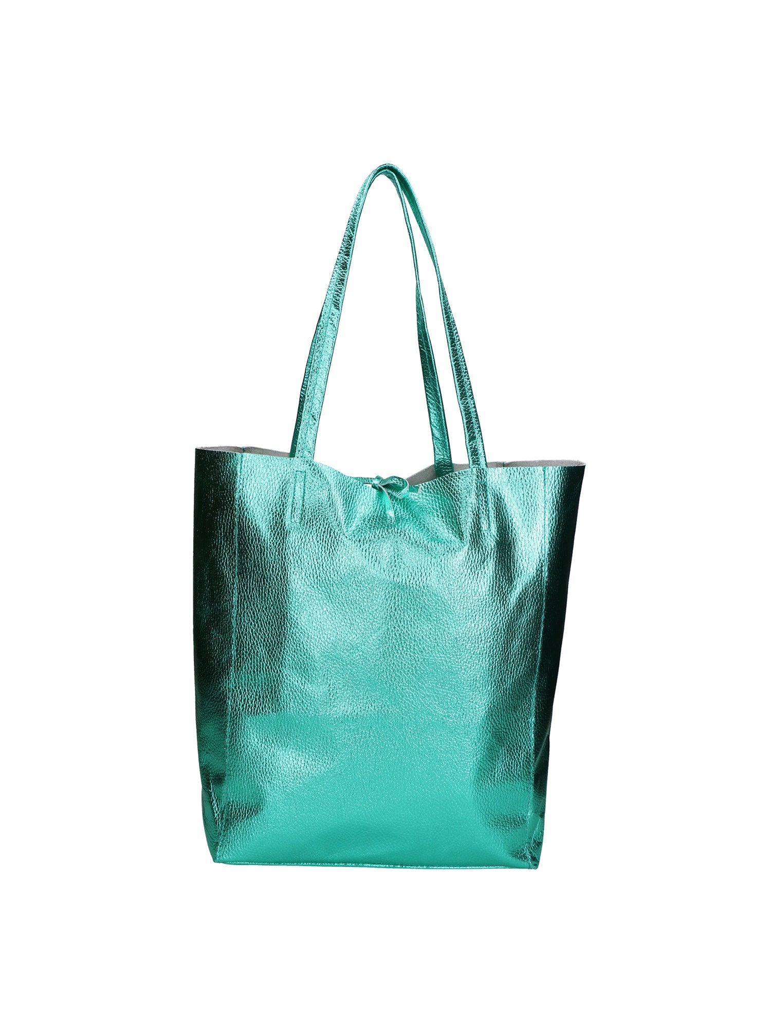 Genny Damen-Schultertasche aus echtem Leder, hergestellt in Italien, 36 x 40 x 11 cm