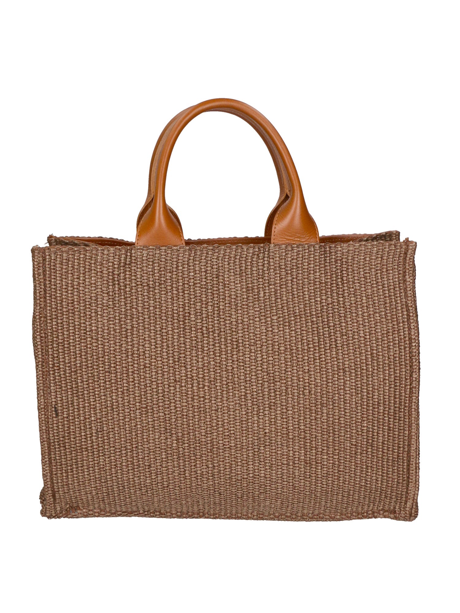 Allison Damen-Schultertasche aus Tabru-Stroh, hergestellt in Italien, 31 x 41,5 x 15,5 cm