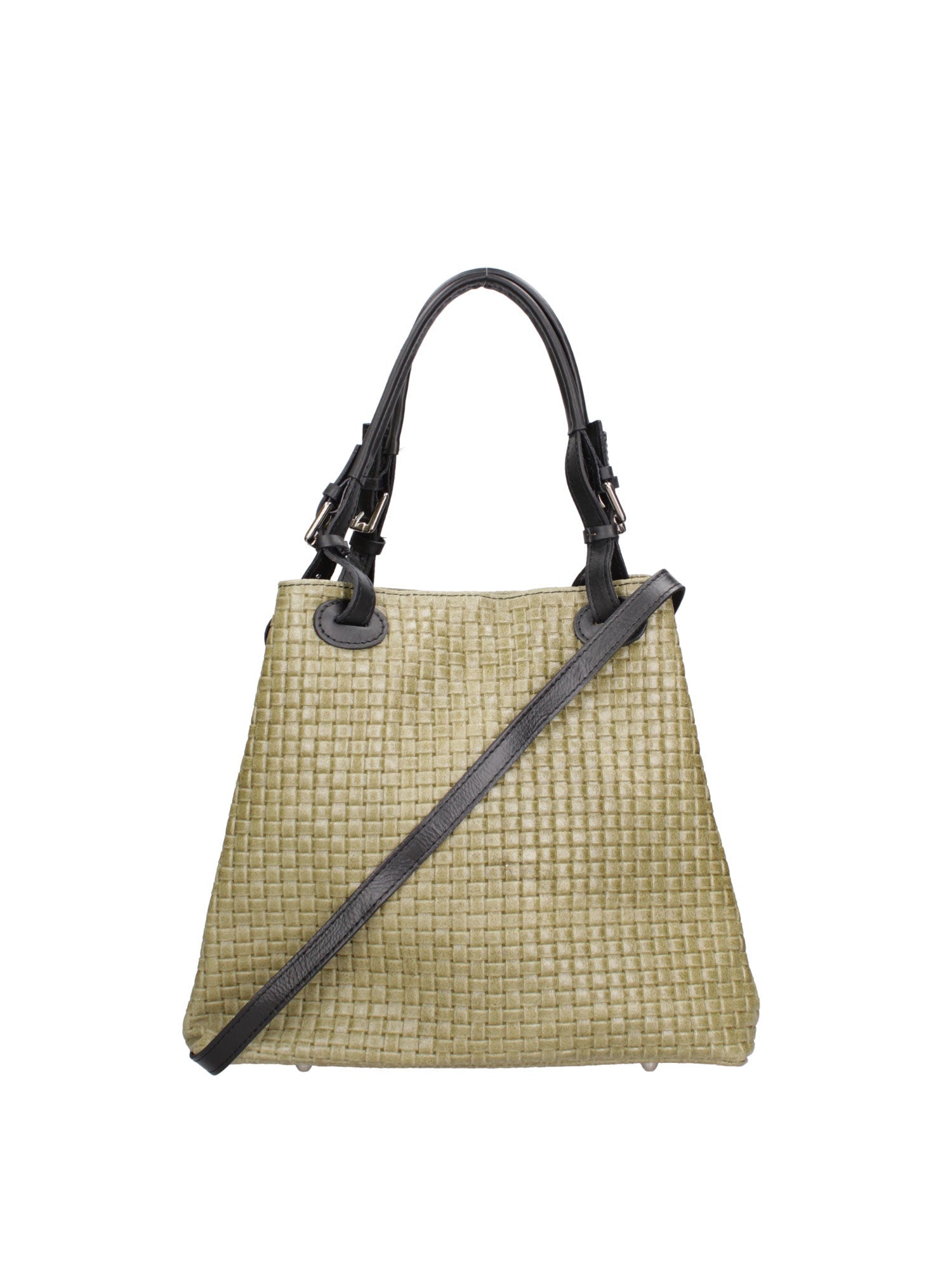 Araminta Borsa Shopper da donna Vera Pelle 80047-025 VERDE MILITARE Chiara Ferretti