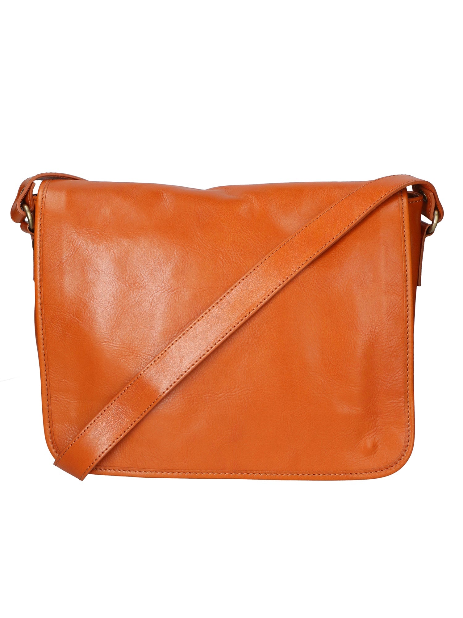 Fiammetta Borsa a mano da donna Vera pelle 9110-CUOIO COGNAC Chiara Ferretti