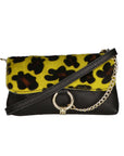 Alda Damen-Clutch aus echtem Leder, hergestellt in Italien, 10 x 18 x 5 cm