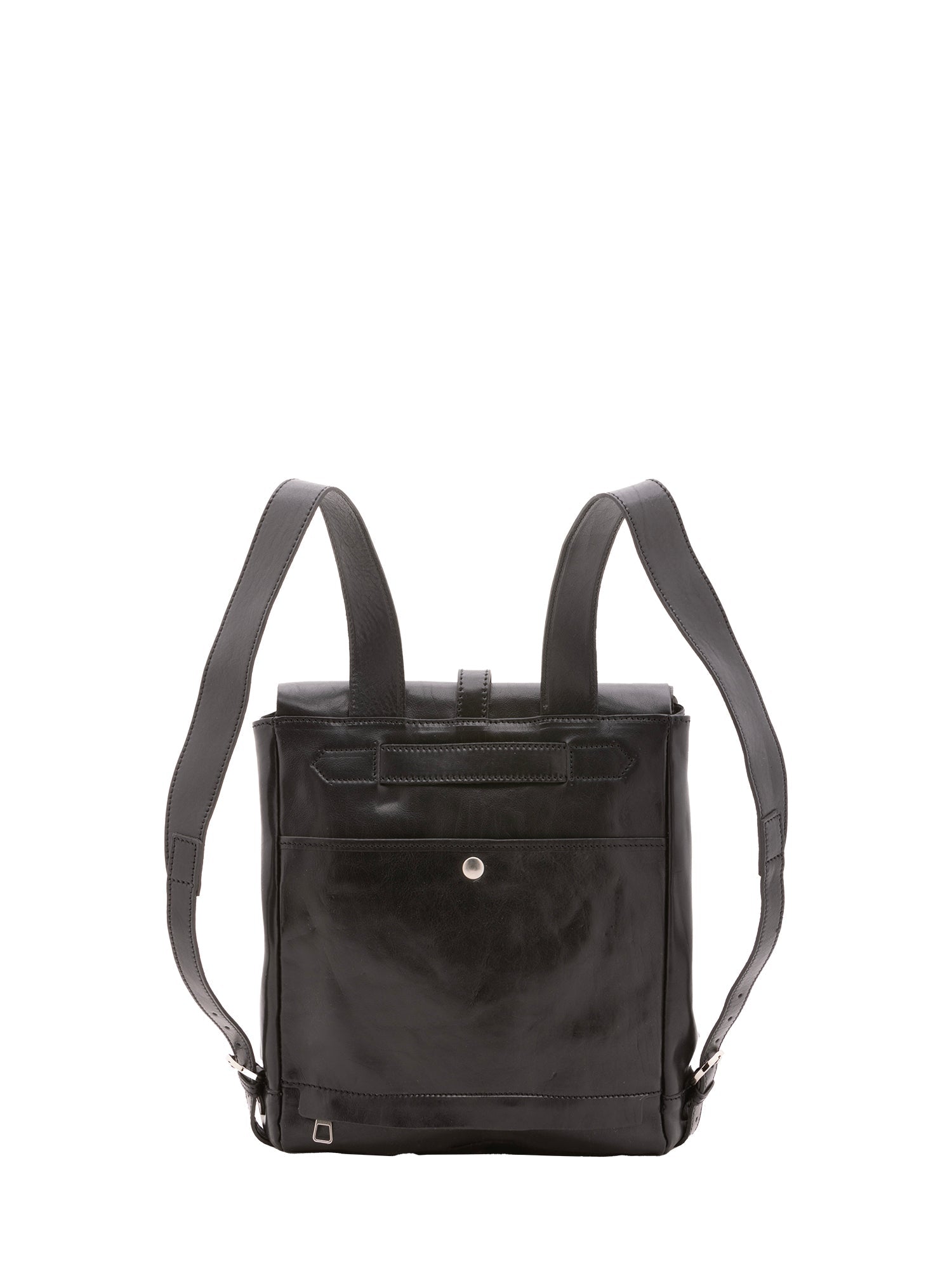 Zaino unisex in vera pelle 100% cotone 4590-NERO Alessia Firenze