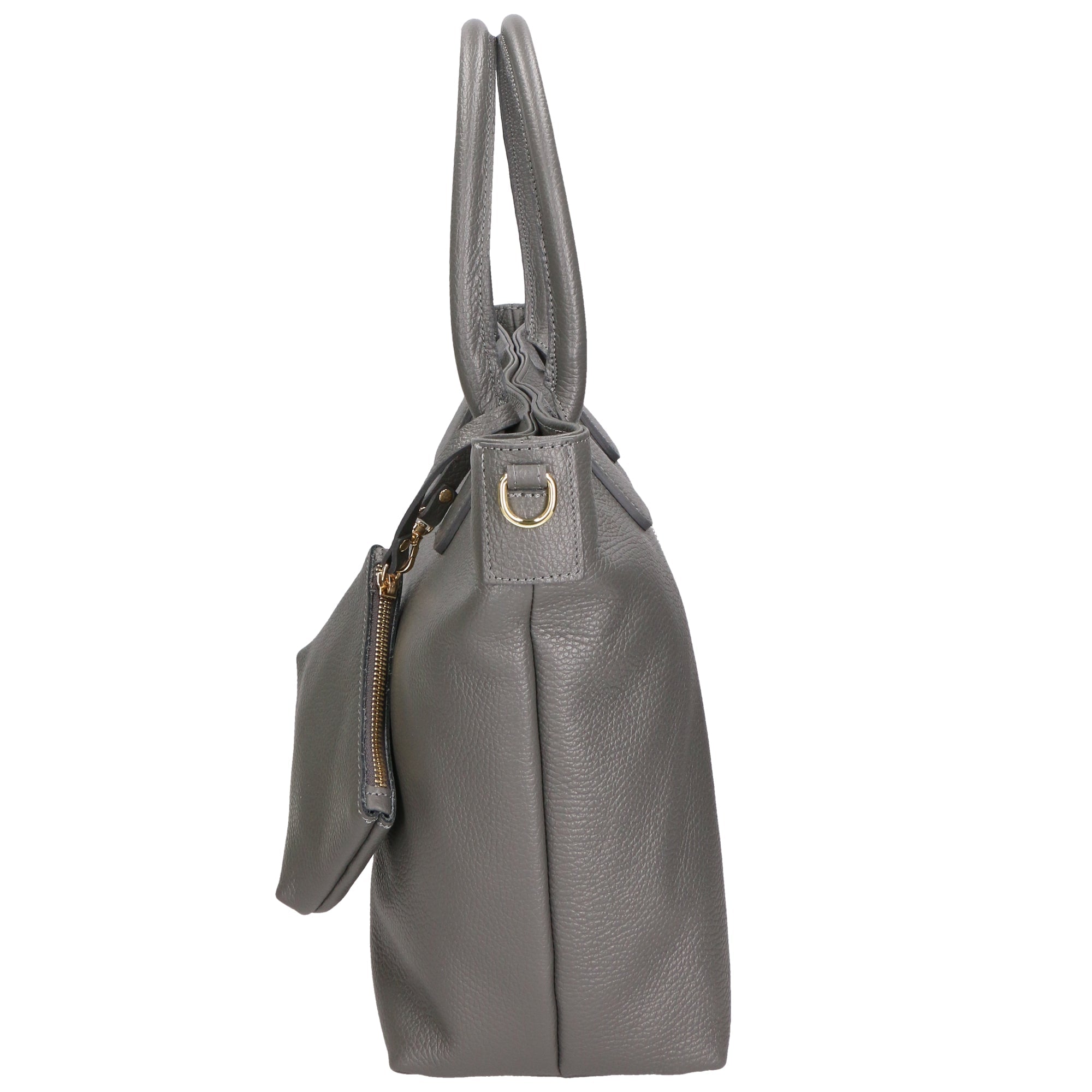 Sylvie Borsa a mano da donna 100% pelle 06520-D27 GRIGIO SCURO Chiara Ferretti