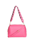 Livia Damen-Schultertasche aus echtem Leder, hergestellt in Italien, 16 x 26 x 9 cm