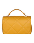 Vita Damen-Schultertasche aus echtem Leder, hergestellt in Italien, 16 x 28 x 8 cm