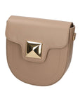 Calista Borsa a tracolla da donna Vera pelle 06014-L110 TAUPE CHIARO Chiara Ferretti