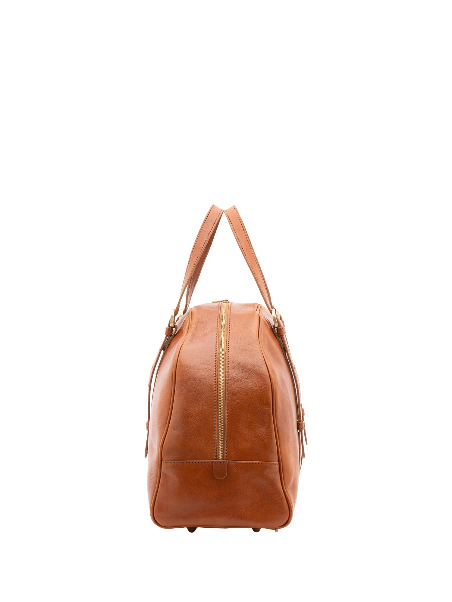 Borsa da viaggio unisex in vera pelle 100% cotone 4589-MIELE Alessia Firenze
