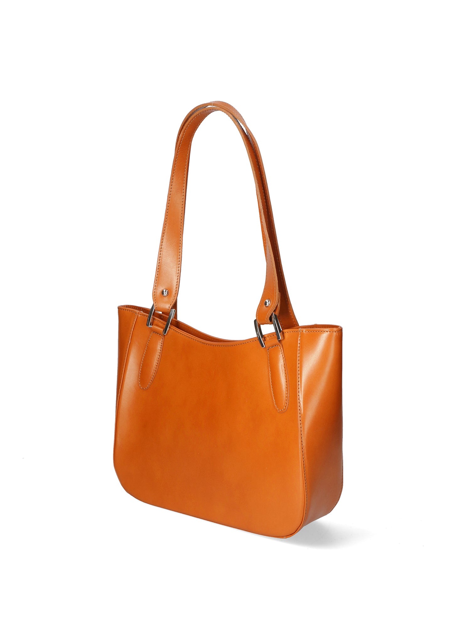 Eva Borsa a spalla da donna Vera pelle 9024-CUOIO COGNAC Chiara Ferretti