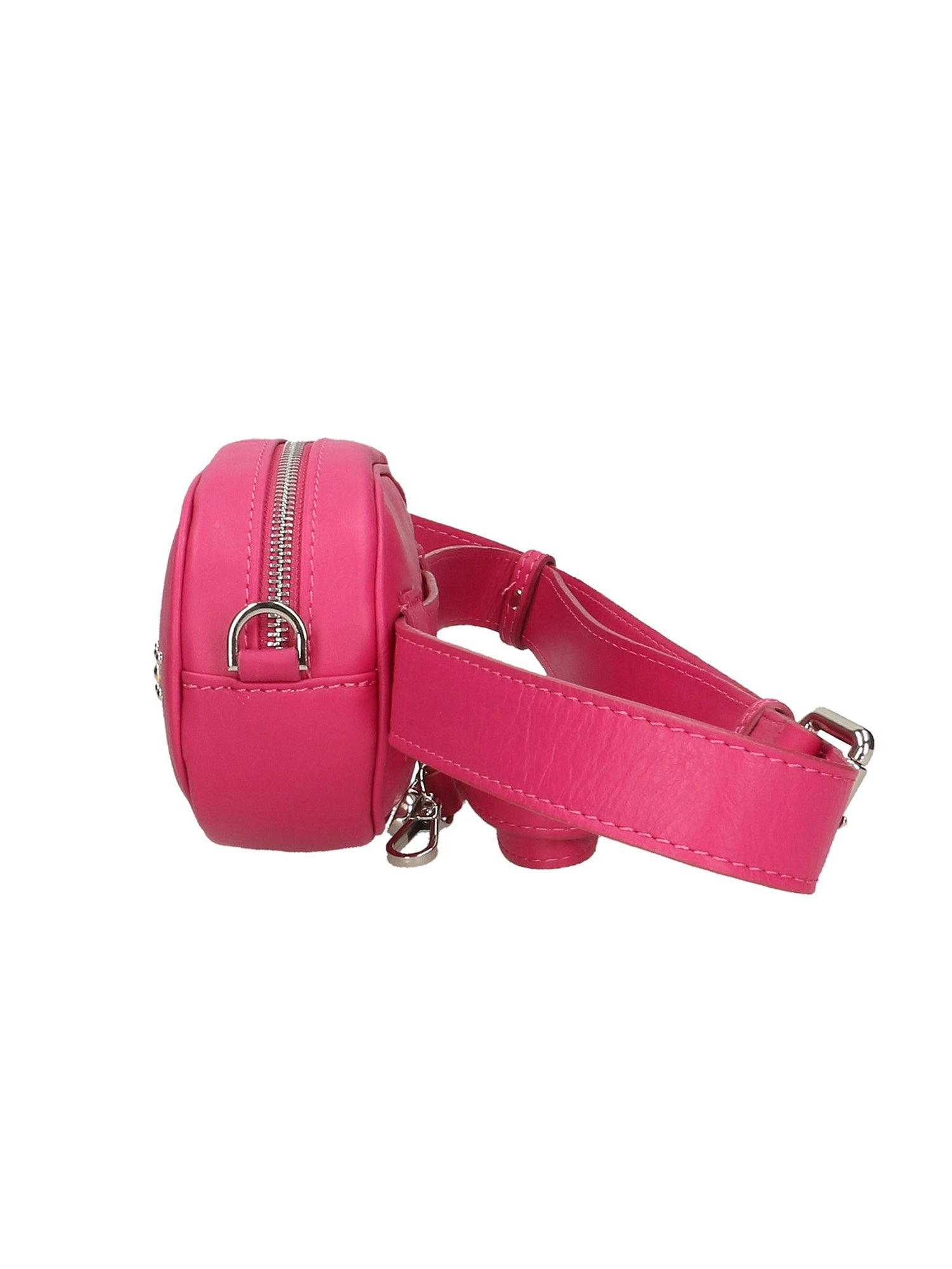 Luisa Damen-Bauchtasche aus echtem Leder, hergestellt in Italien, 12 x 19 x 7 cm