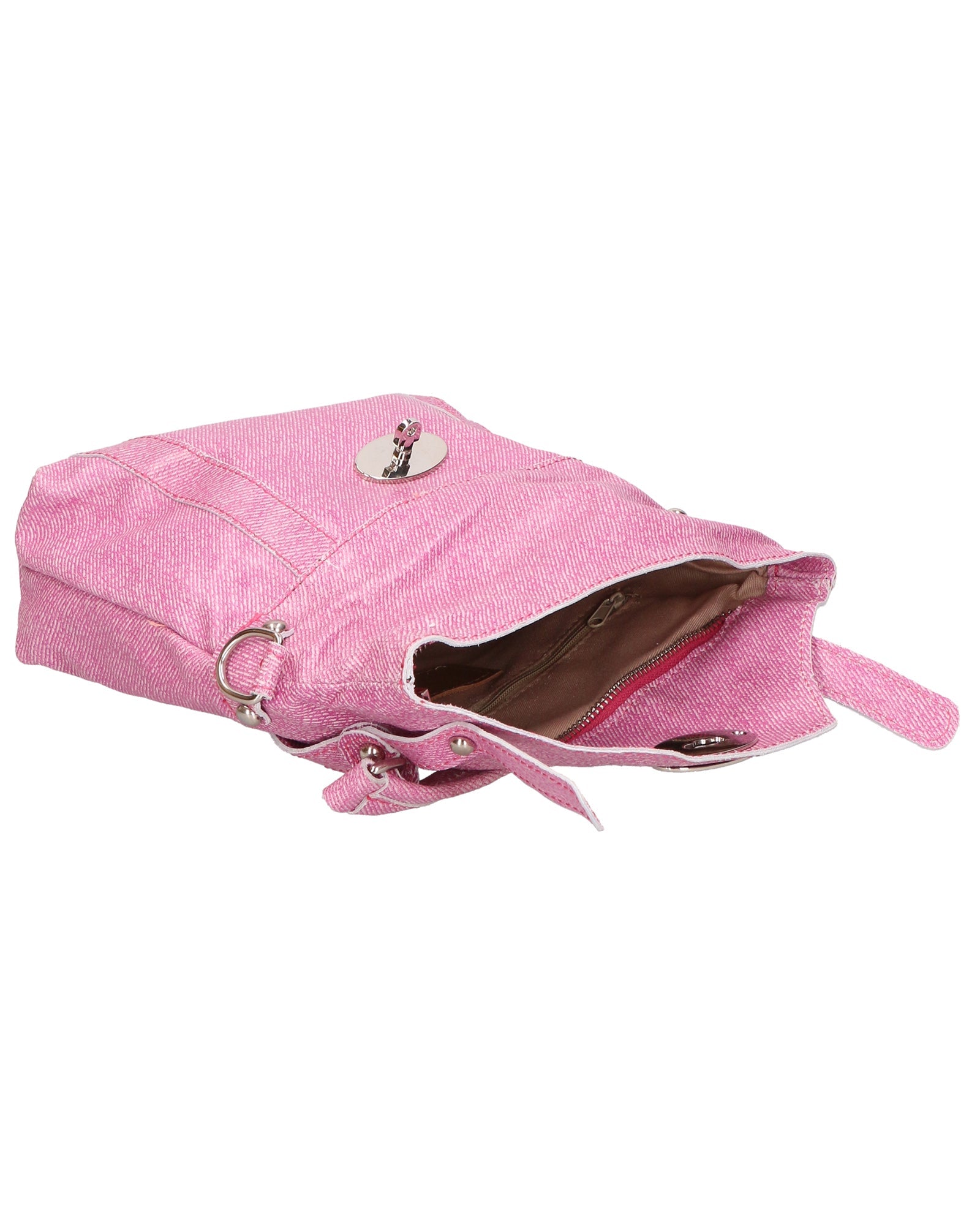 Borsa a mano Leila da donna In Vera pelle Made in Italy 25x17x6 cm