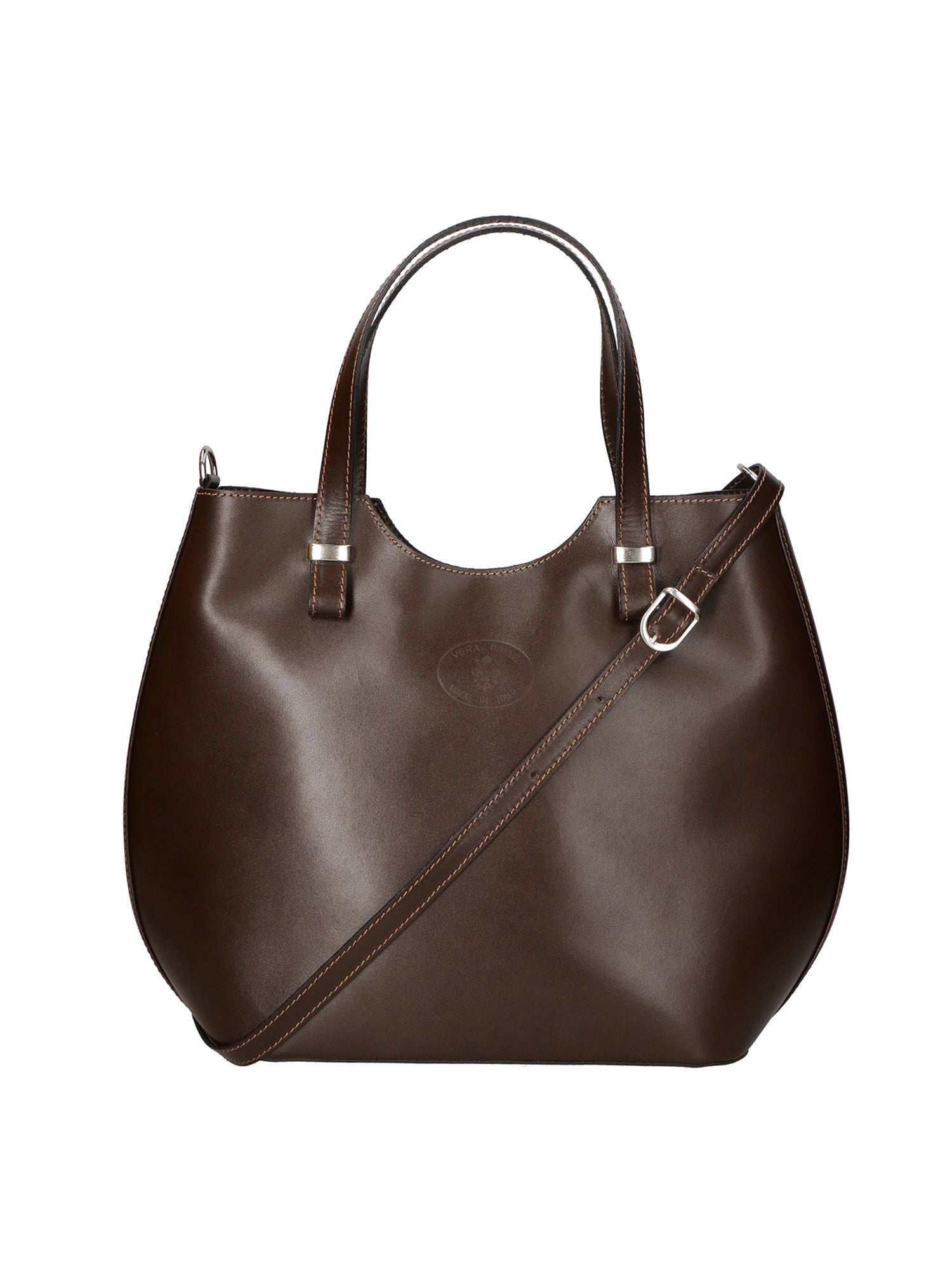 Egle Borsa a mano da donna Vera pelle 80046-T.MORO Chiara Ferretti