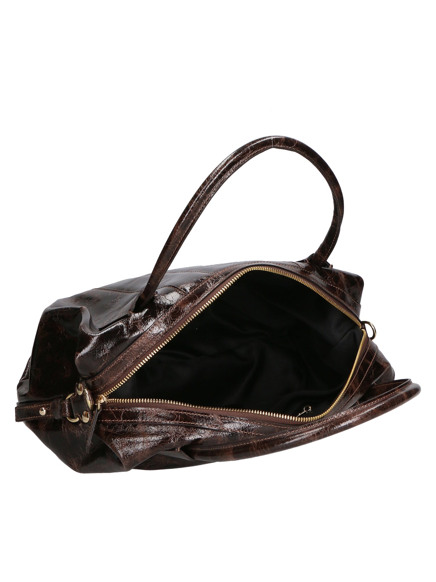 Borsa a spalla da Donna Wilma in Vera Pelle Made in Italy 34x23x13 cm