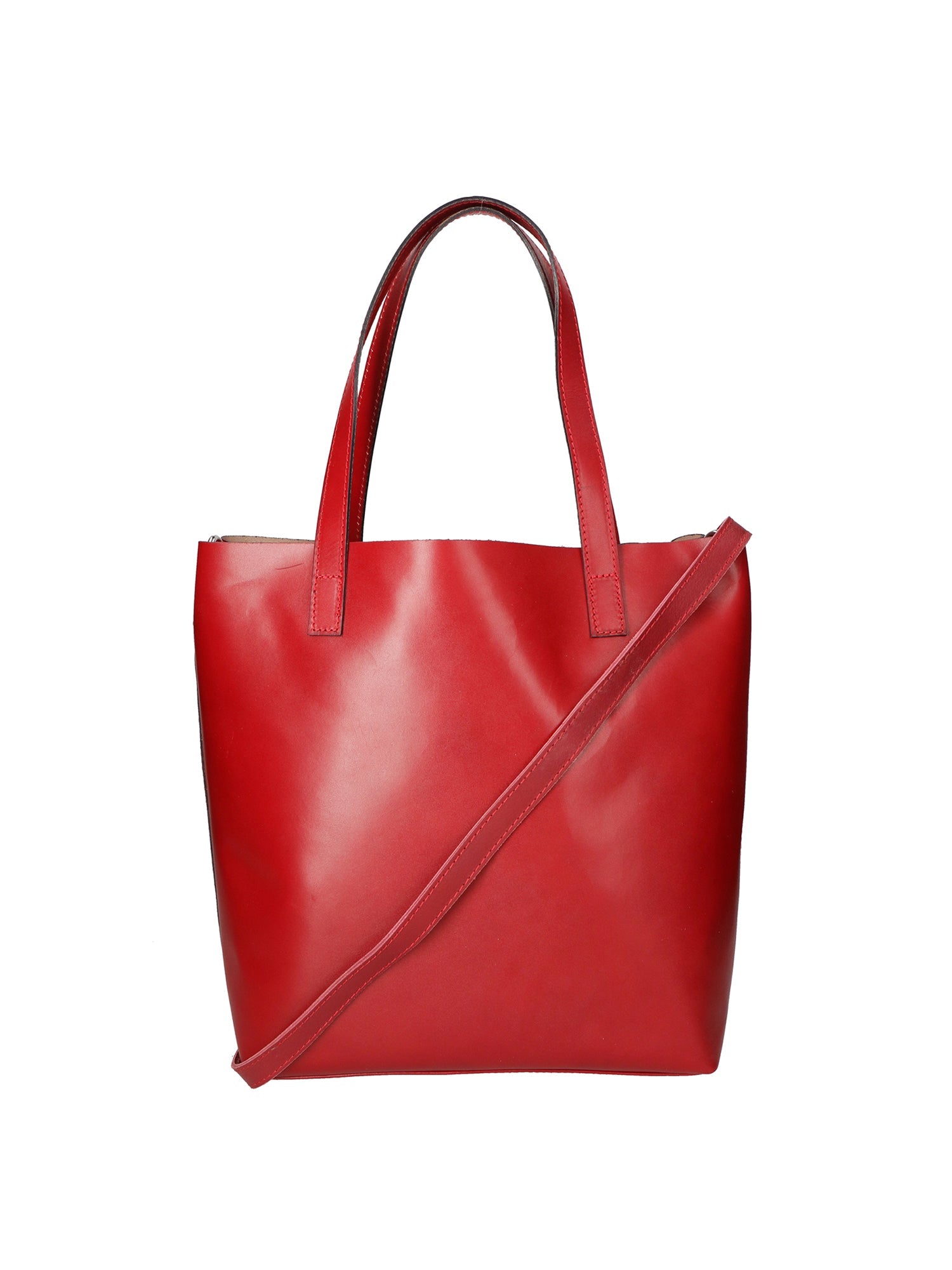 Esmeralda Borsa a mano da donna 100% pelle 9006-ROSSO RED Chiara Ferretti