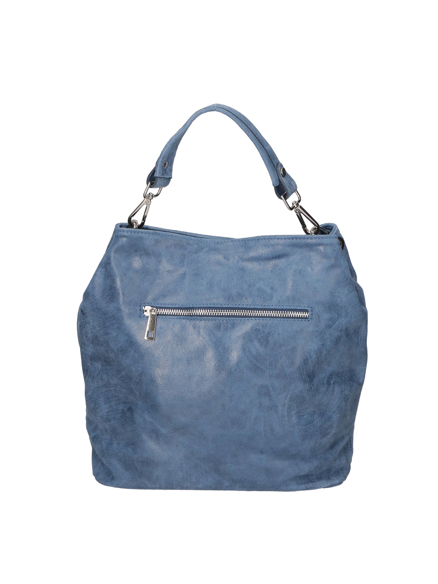 Elisabetta Borsa a mano da donna Vera pelle 80054-012 BLU JEANS Chiara Ferretti