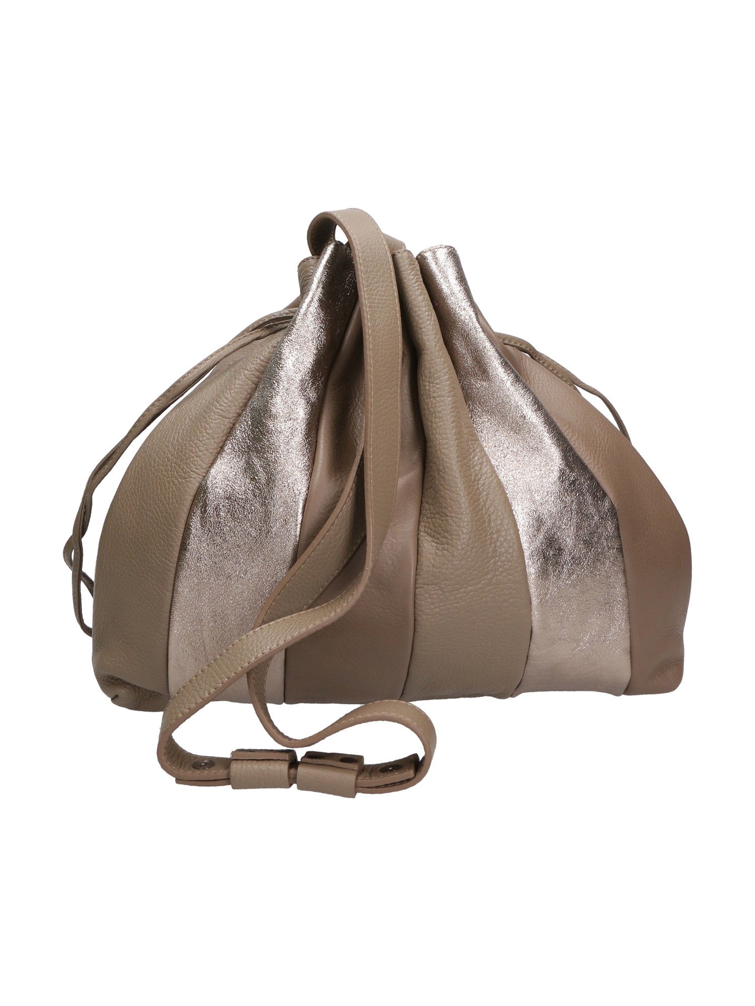 Nunzia Borsa a spalla da donna Vera pelle 576042-TAUPE Chiara Ferretti