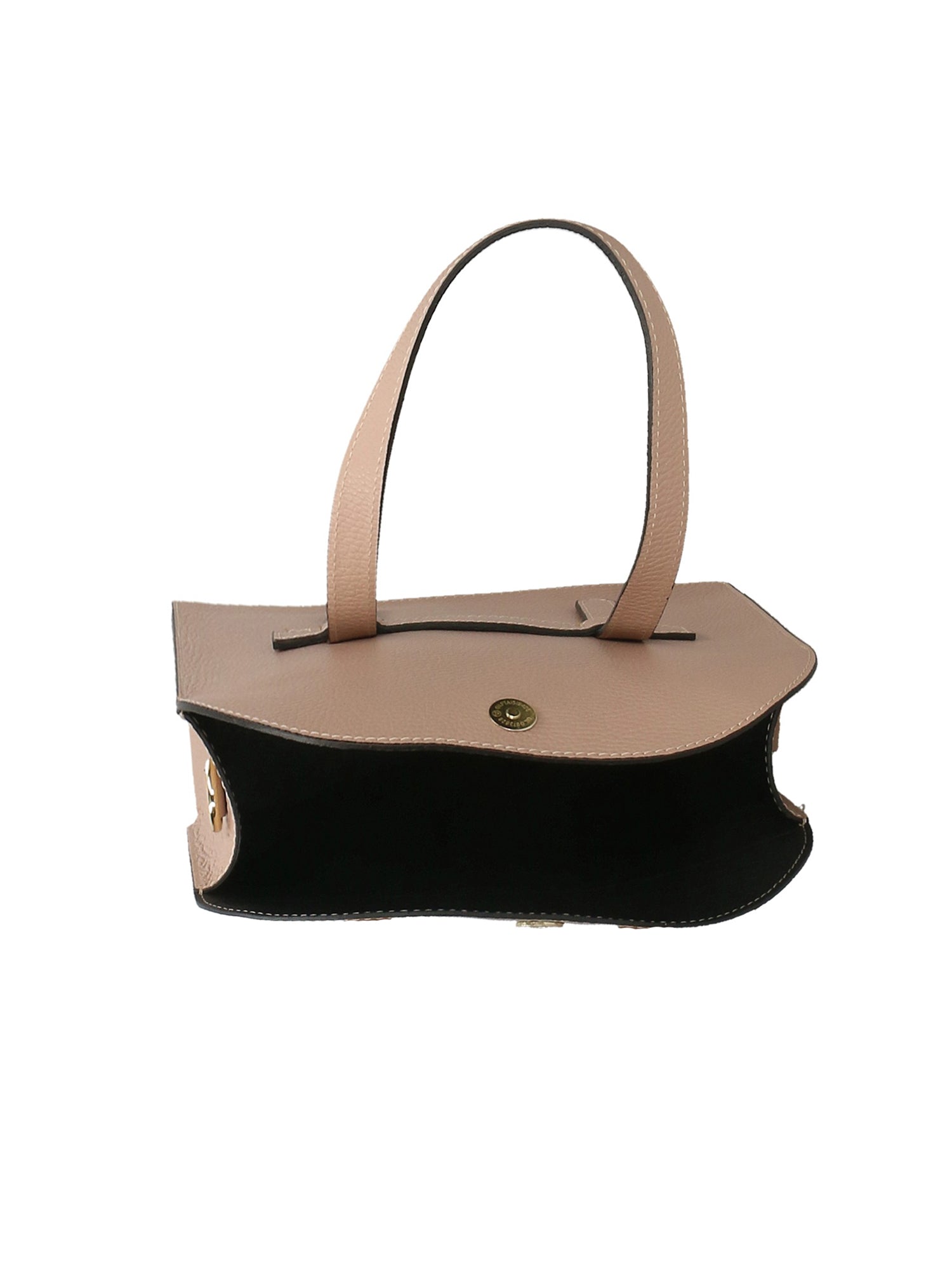 Nara Damenhandtasche aus echtem Leder, hergestellt in Italien, 20 x 25 x 8 cm