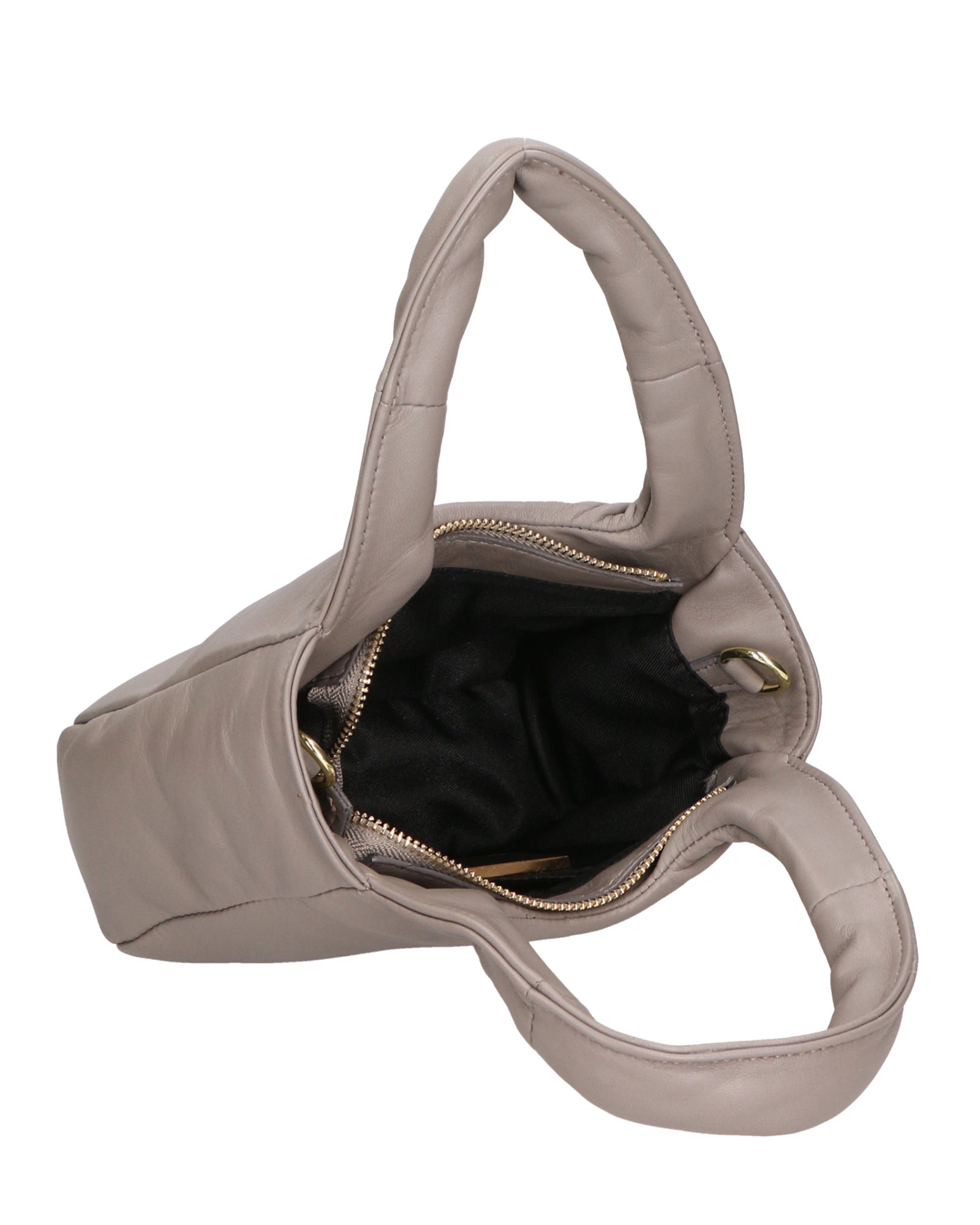 Virna Damenhandtasche aus echtem Leder, hergestellt in Italien, 17 x 24 x 8 cm