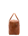 Borsa da viaggio unisex vera pelle 100% cotone 4562-MIELE Alessia Firenze
