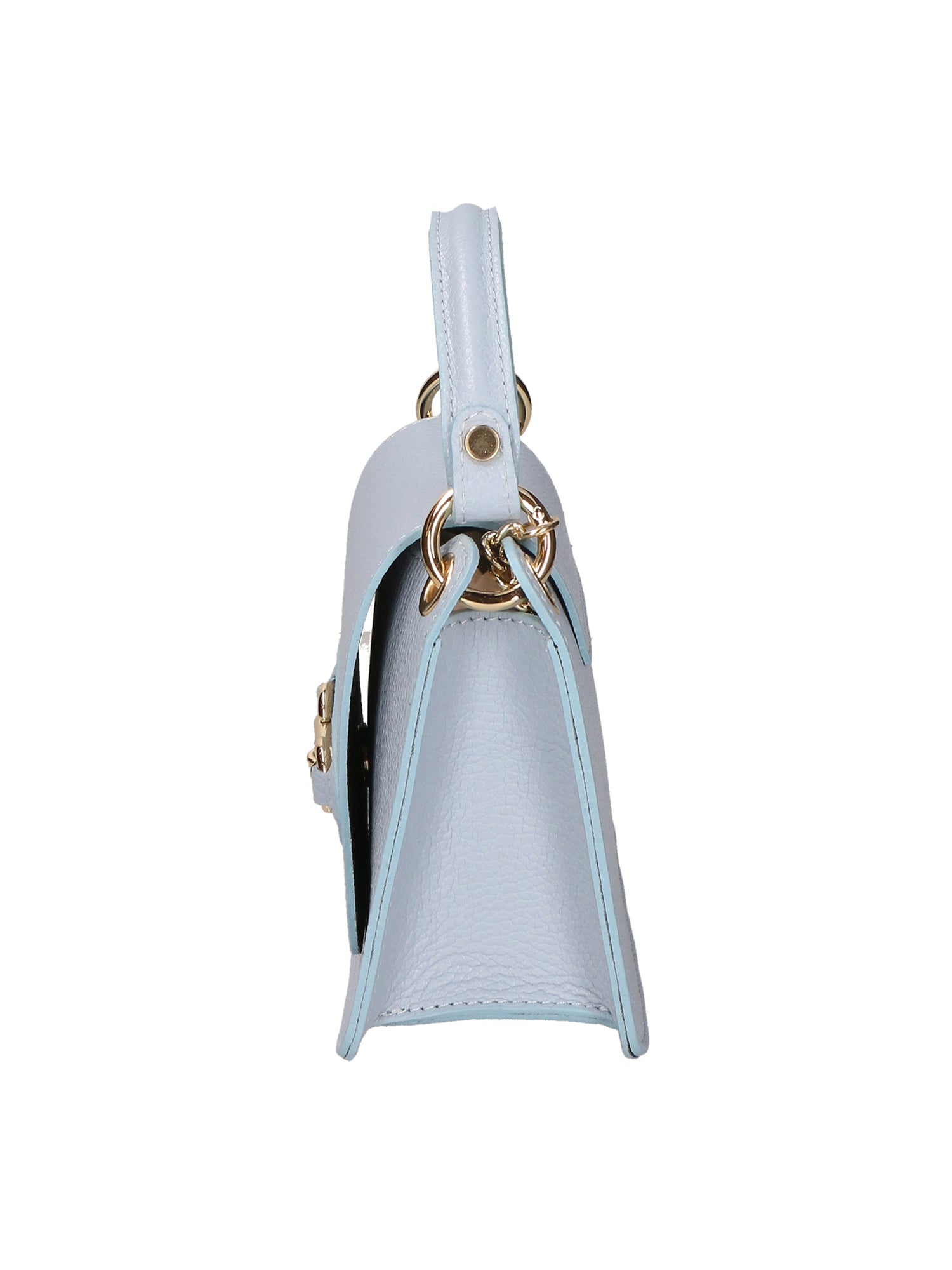 Greta Borsa a mano da donna Vera pelle 05896-C92 CIELO Chiara Ferretti