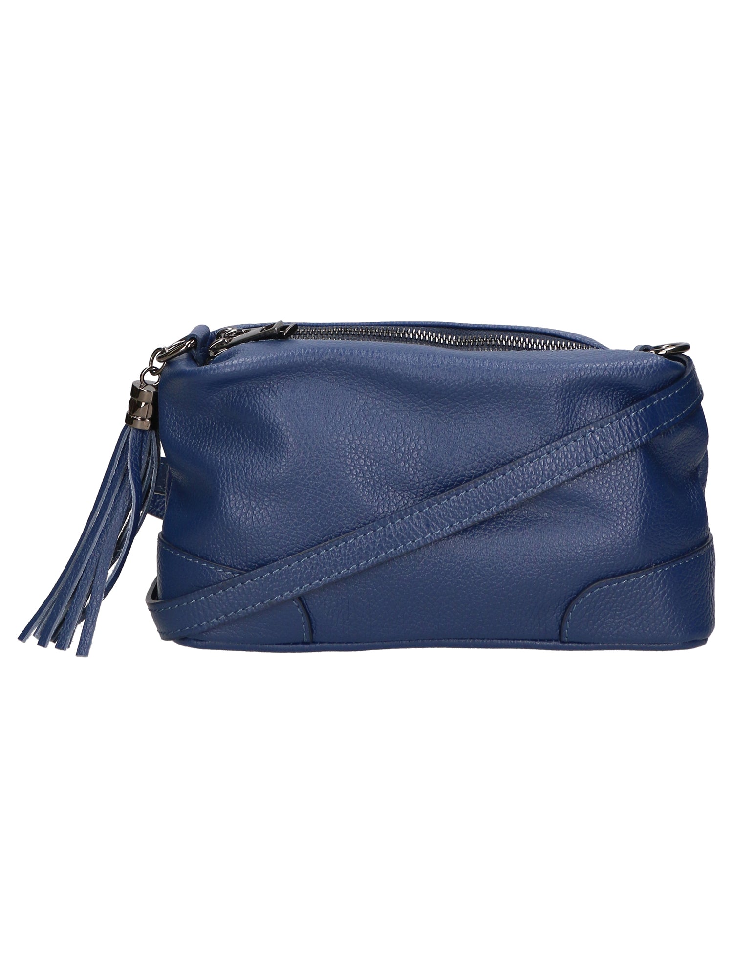 Lidia Borsa a mano da donna Vera pelle 06513-BLU Chiara Ferretti