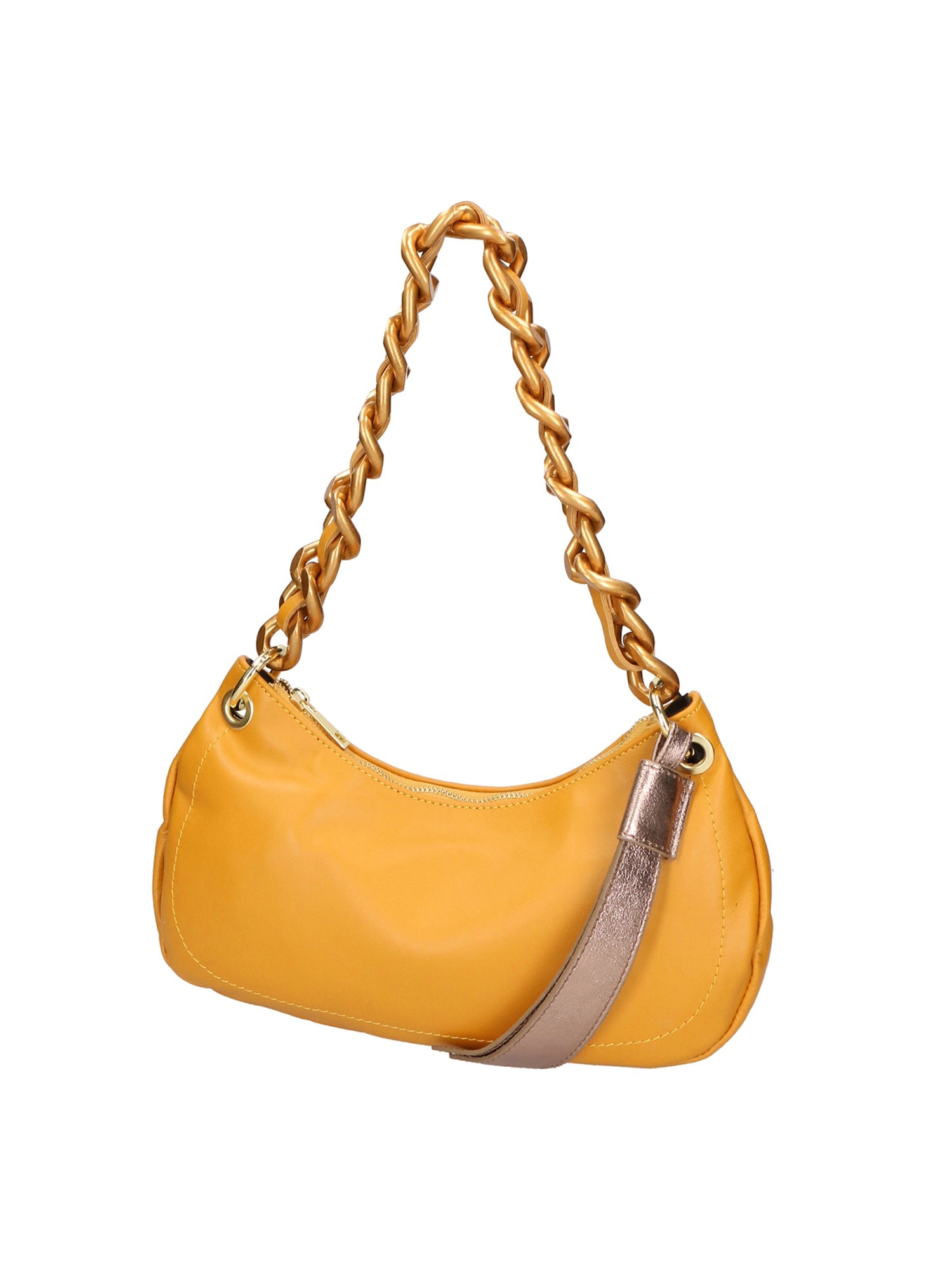Borsa a spalla da Donna Artemide in Vera Pelle Made in Italy 14x32x8 cm