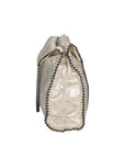 Willelmina Borsa a spalla da donna 100% PU Leather N-9606-LATTE Chiara Ferretti
