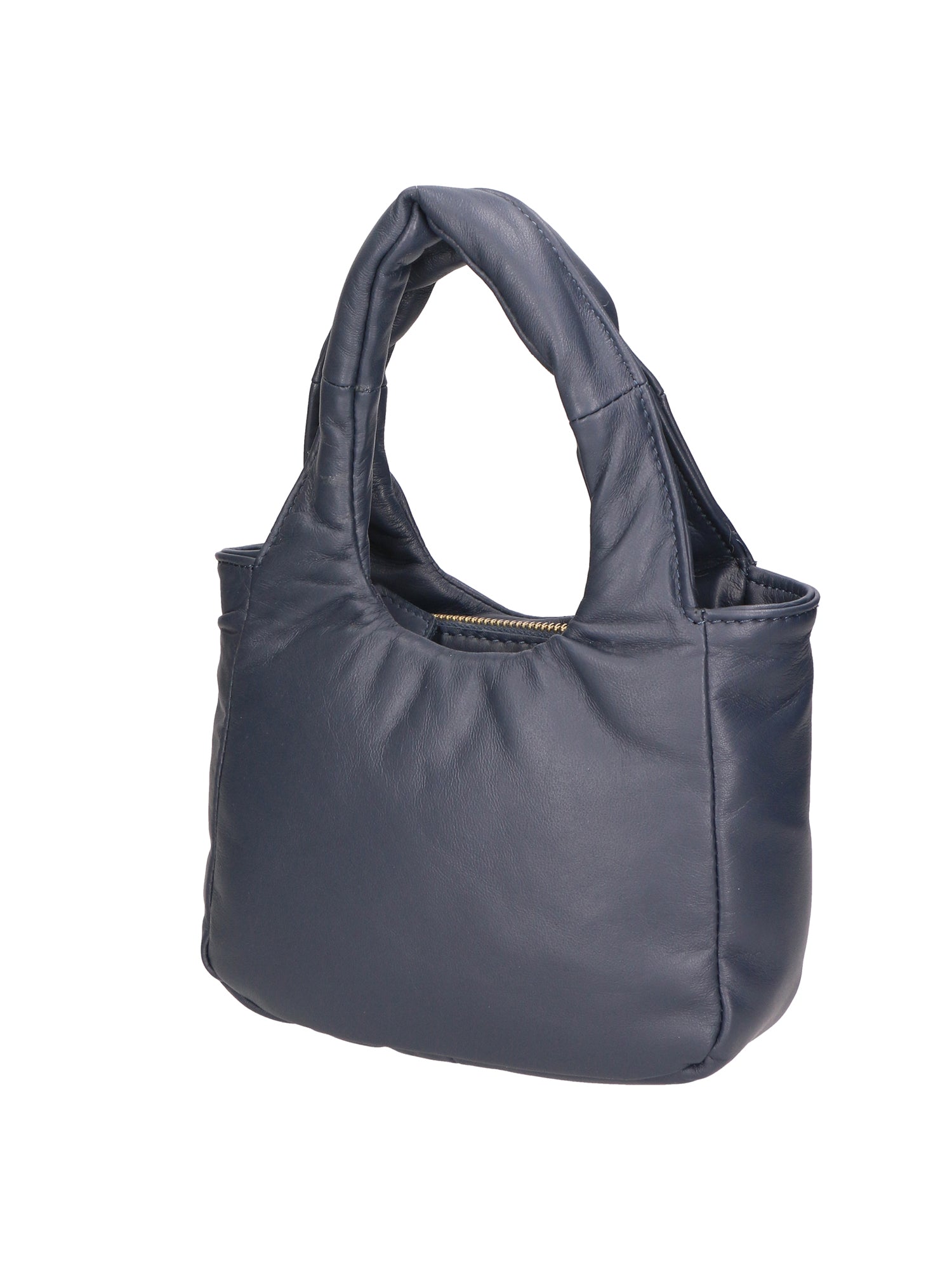 Virna Borsa a mano da donna Vera Pelle 06501-S24 BLU JEANS Chiara Ferretti