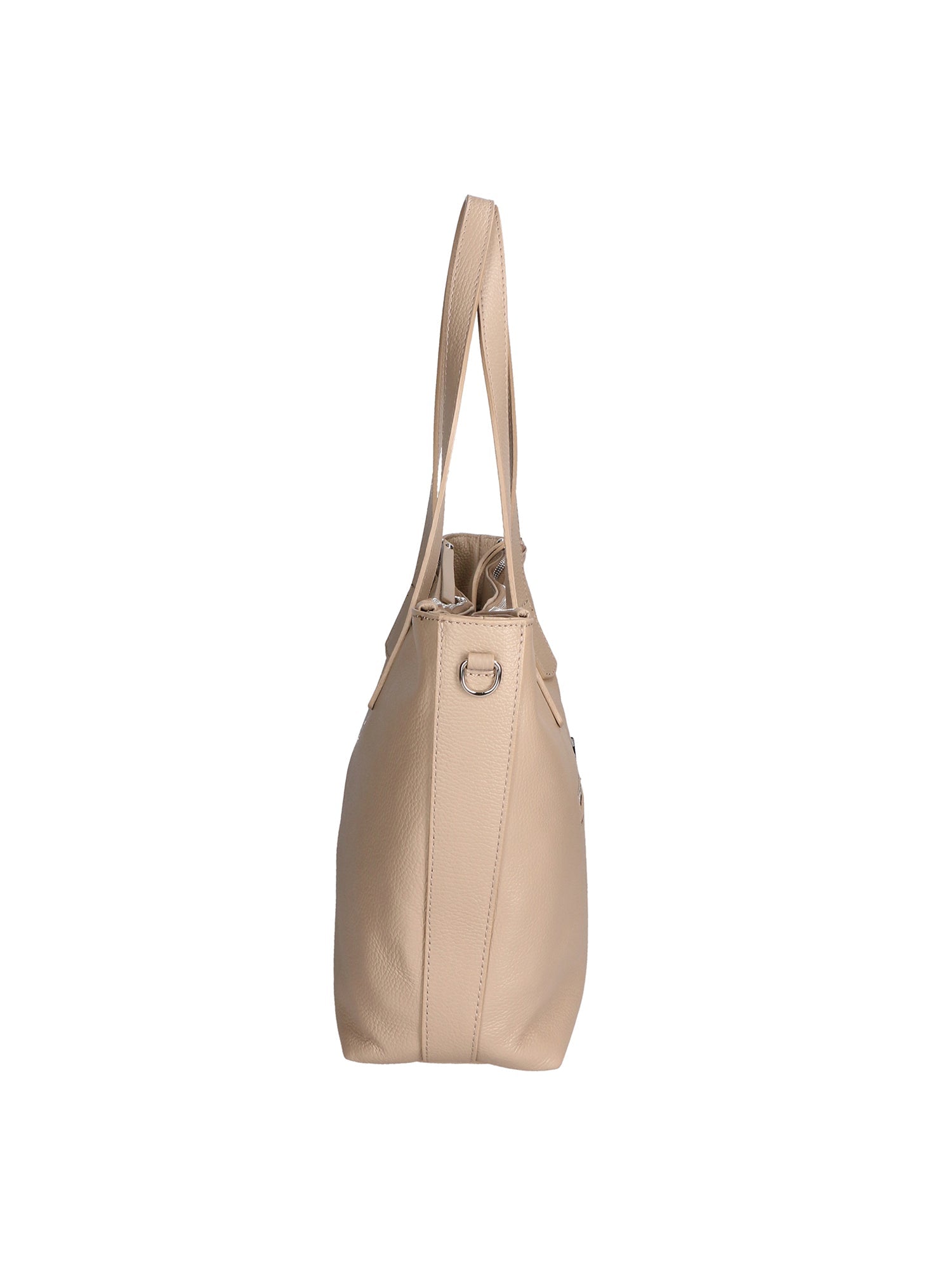Gea Borsa a spalla da donna Vera pelle 05935-D05 CAPPUCCINO CAPUCHIN Chiara Ferretti