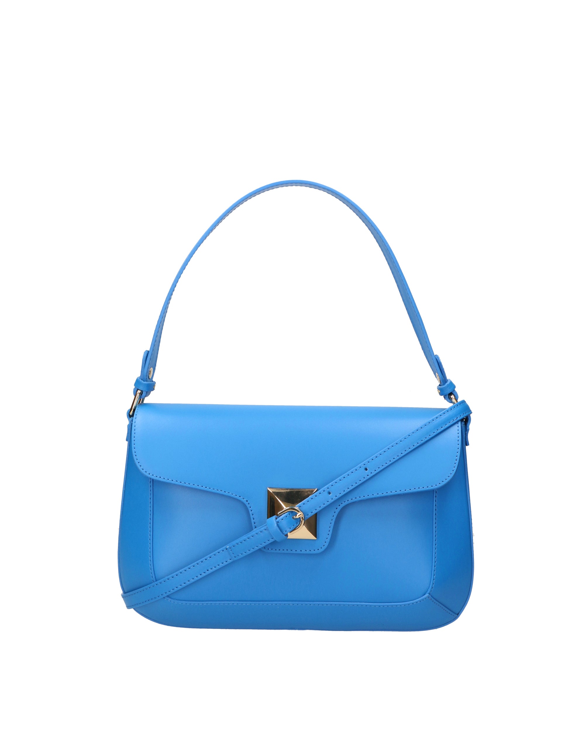Astrea Borsa a spalla da donna 100% pelle 06015-L222 BLU ASTER Chiara Ferretti