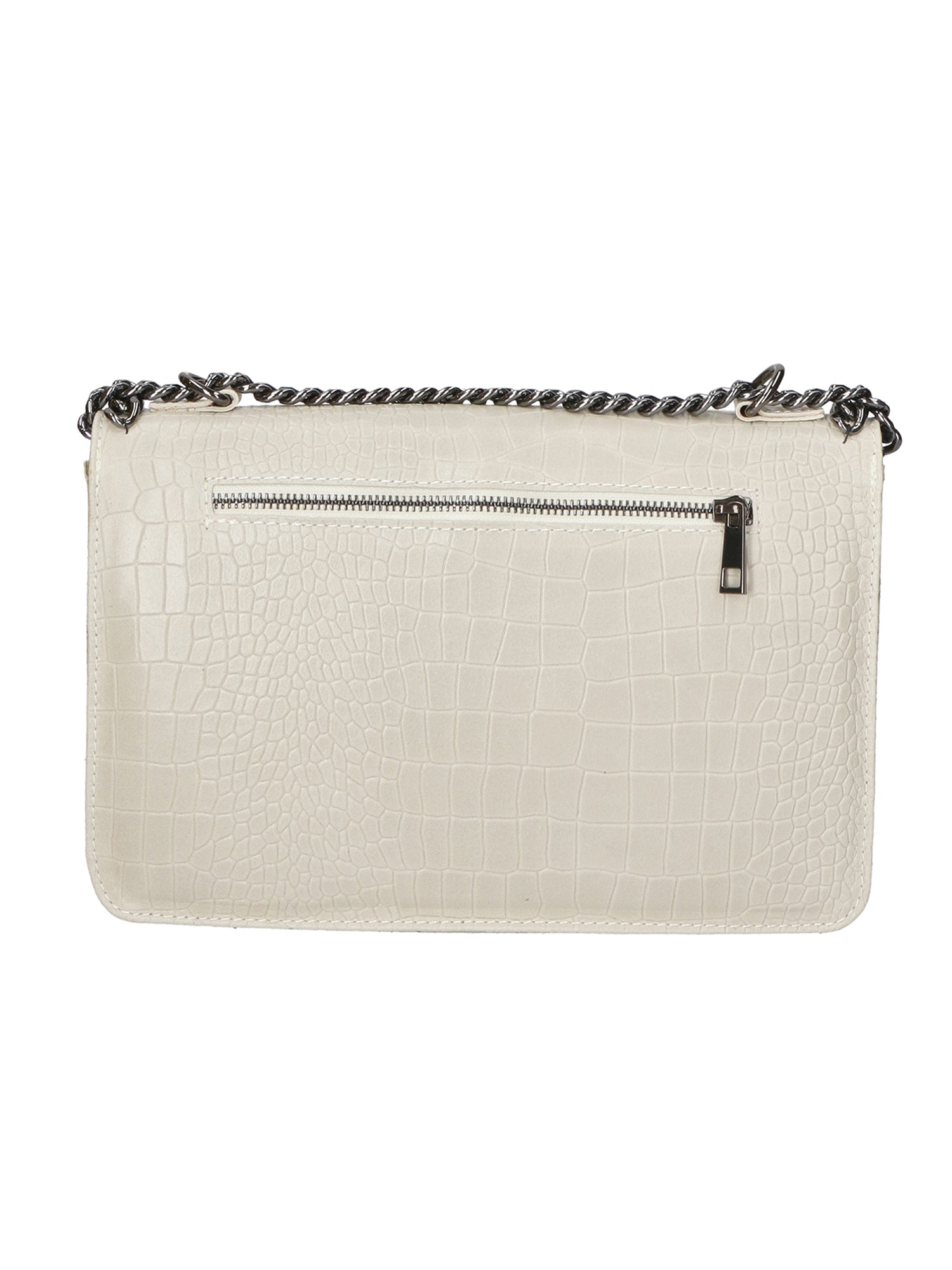 Crystalline Borsa a tracolla da donna Vera pelle 80066-BEIGE Chiara Ferretti