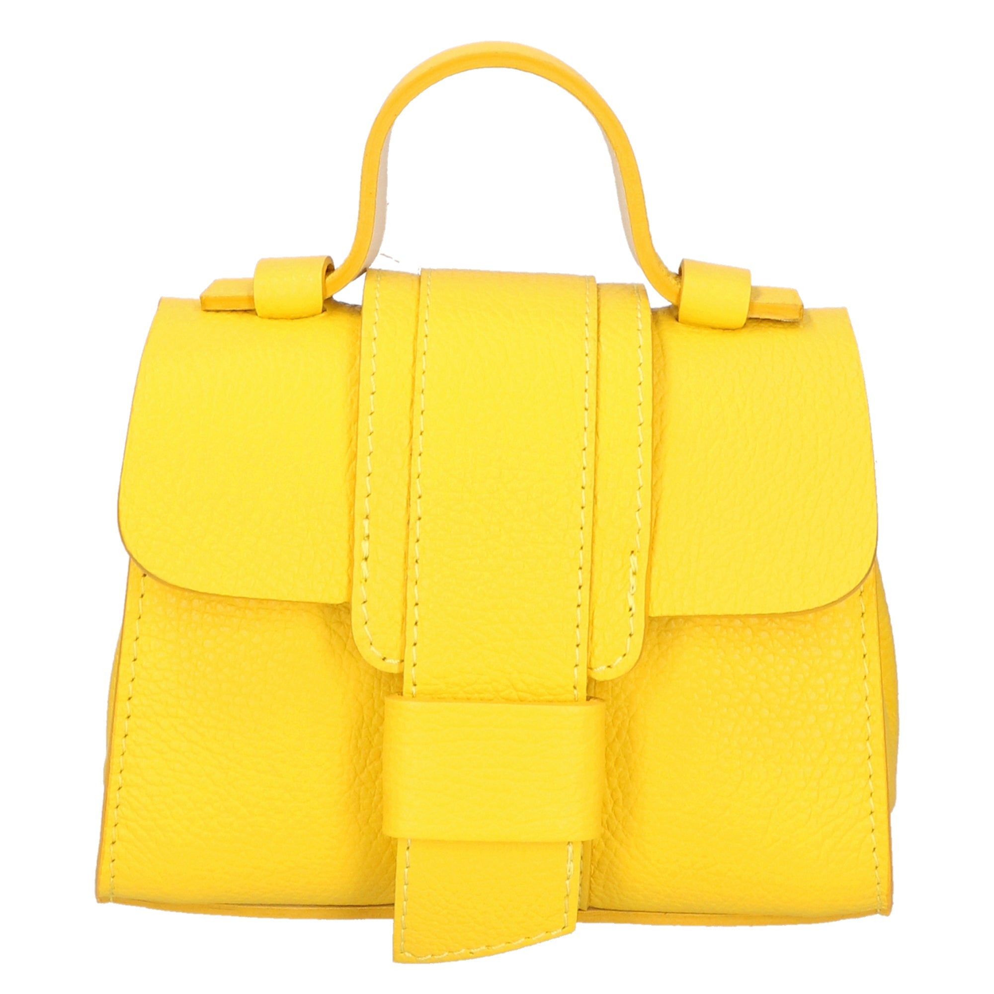 Isabel Borsa a mano da donna Vera pelle 06250-D504 YELLOW+D537 CREMINO Chiara Ferretti