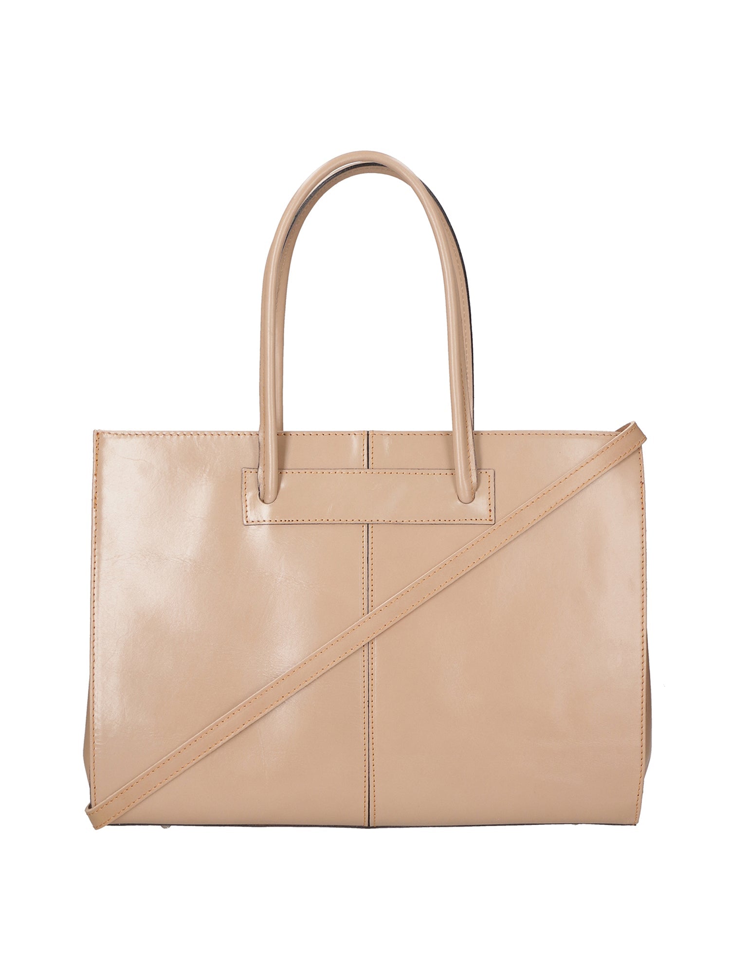 Eugenia Damenhandtasche aus echtem Leder, hergestellt in Italien, 29 x 40 x 10 cm