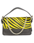 Aleide Borsa a mano da donna Vera pelle 04858-ZEBRA GIALLO Chiara Ferretti