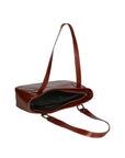 Eva Borsa a spalla da donna Vera pelle 9024-MARRONE BROWN Chiara Ferretti