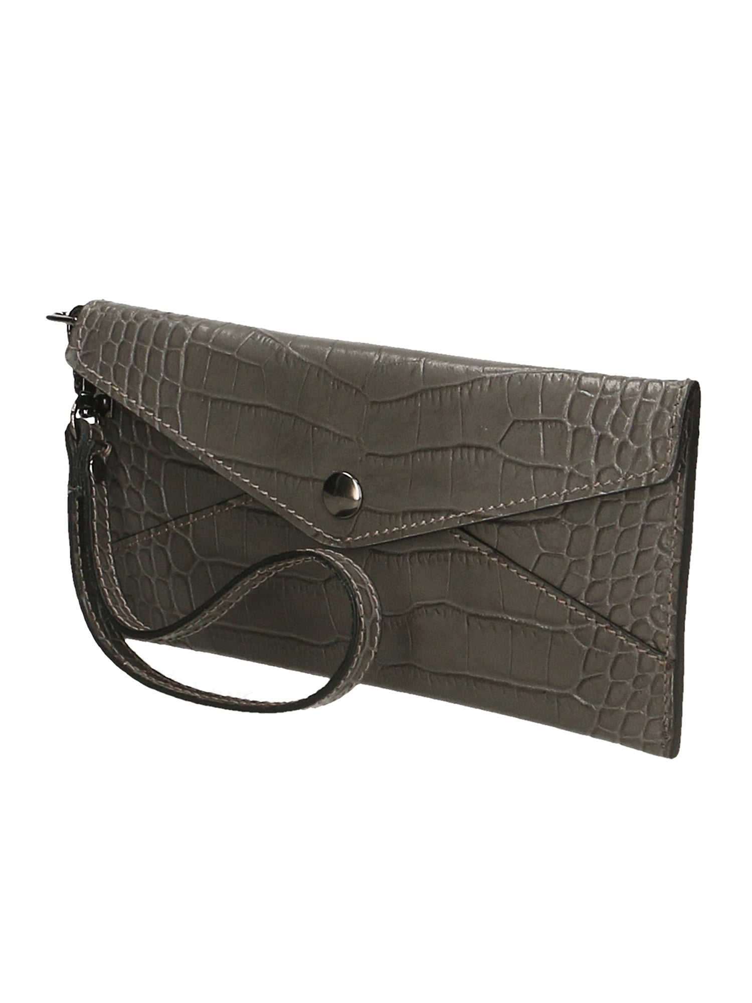 Noemy Borsetta portafoglio da donna Vera pelle 522015-GRIGIO GREY Chiara Ferretti