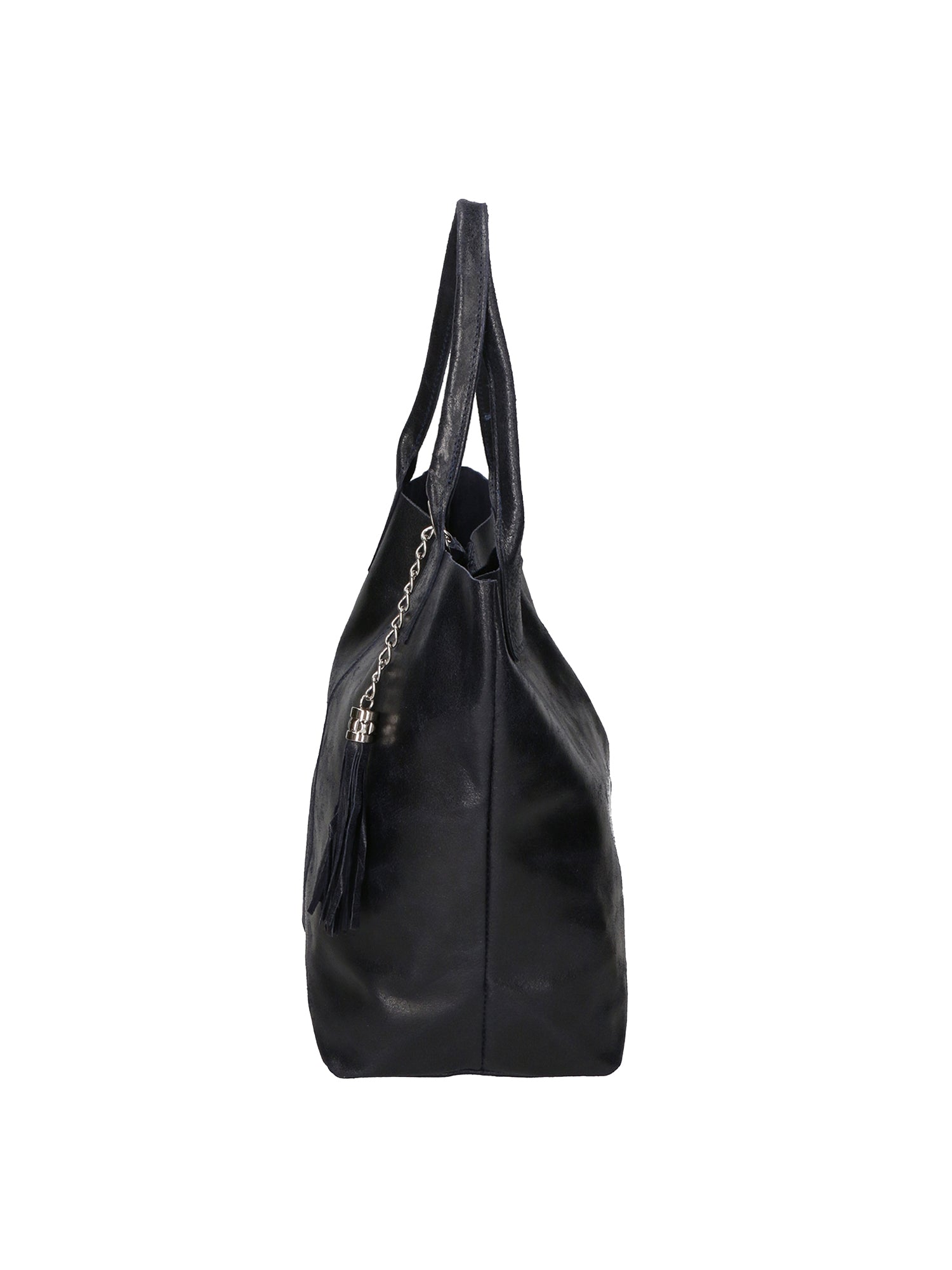 Althea Borsa a mano da donna Vera pelle 5190-012 BLU JEANS Chiara Ferretti
